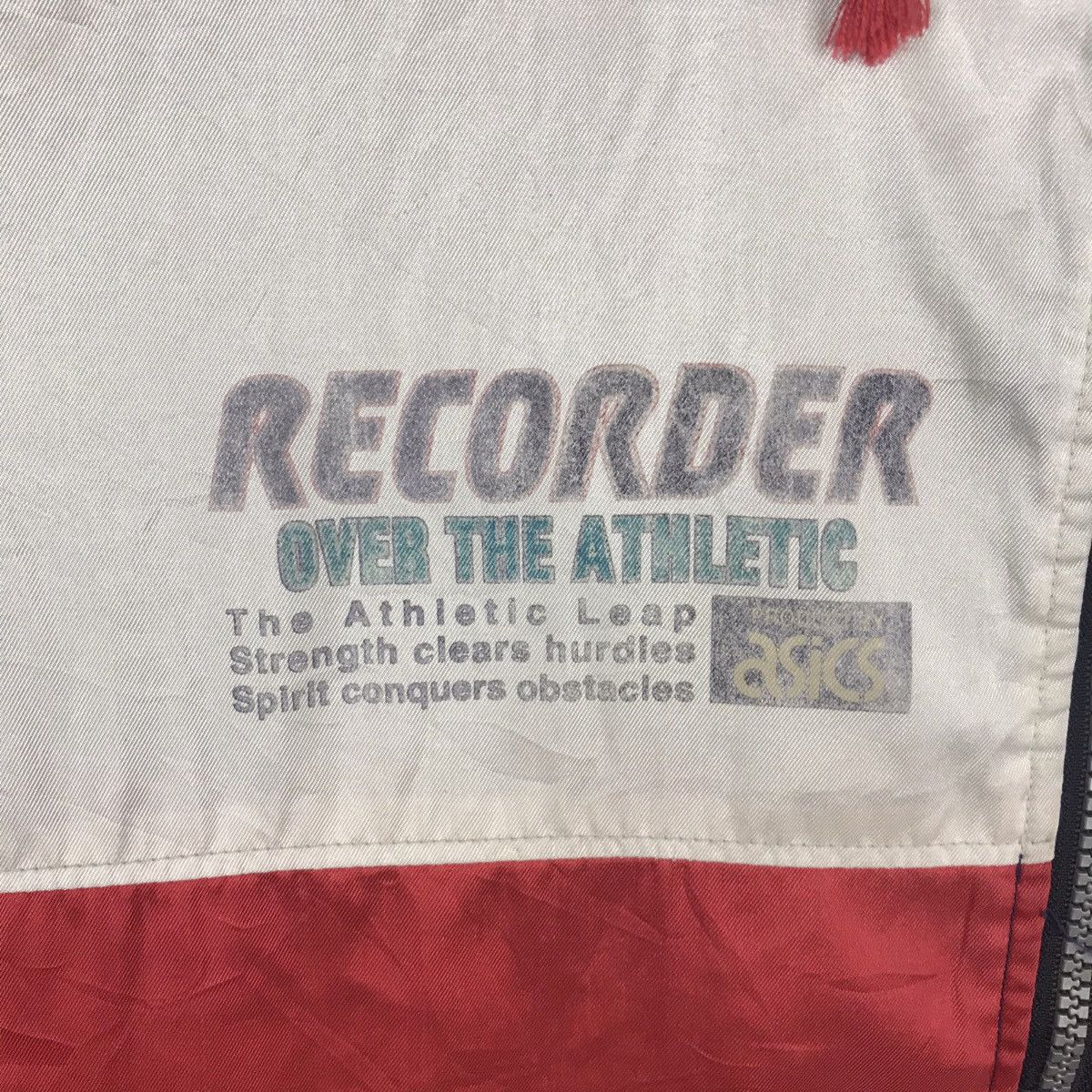 Asics Vintage 90s Asics Athlete Hoodie Windbreaker Size US M / EU 48-50 / 2 - 2 Thumbnail