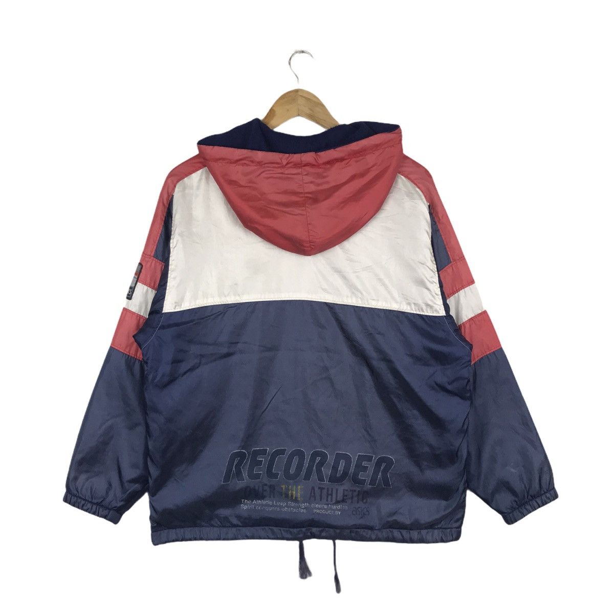 Asics Vintage 90s Asics Athlete Hoodie Windbreaker Size US M / EU 48-50 / 2 - 4 Thumbnail