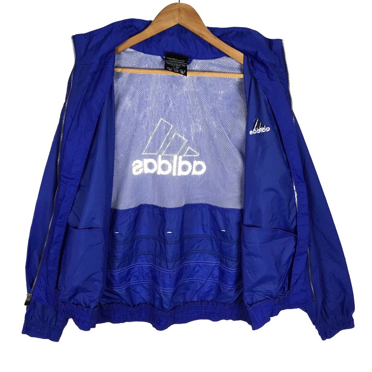 Adidas × Vintage Vintage 90s Adidas Windbreaker Zip Up Jacket Size US M / EU 48-50 / 2 - 10 Thumbnail