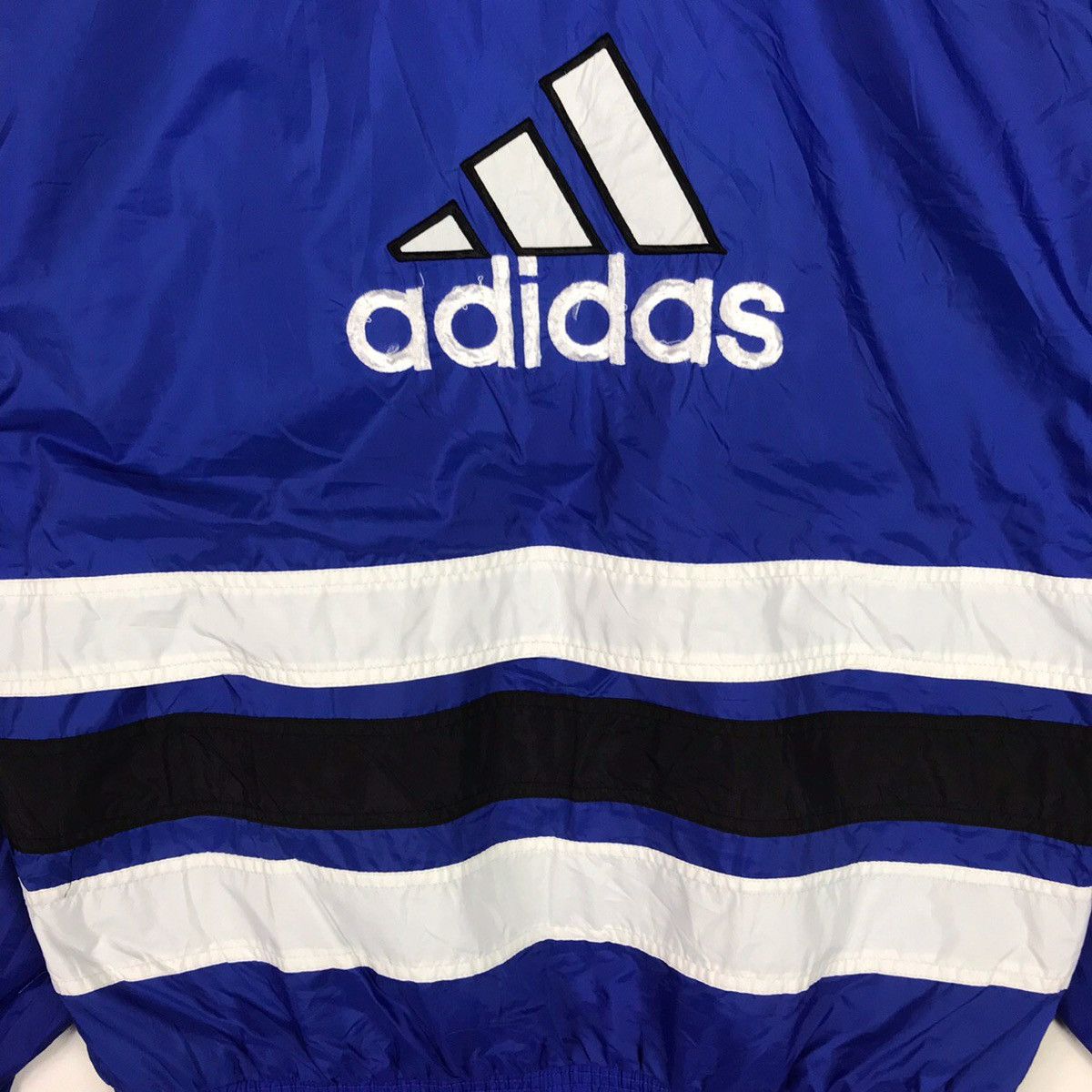 Adidas × Vintage Vintage 90s Adidas Windbreaker Zip Up Jacket Size US M / EU 48-50 / 2 - 6 Thumbnail