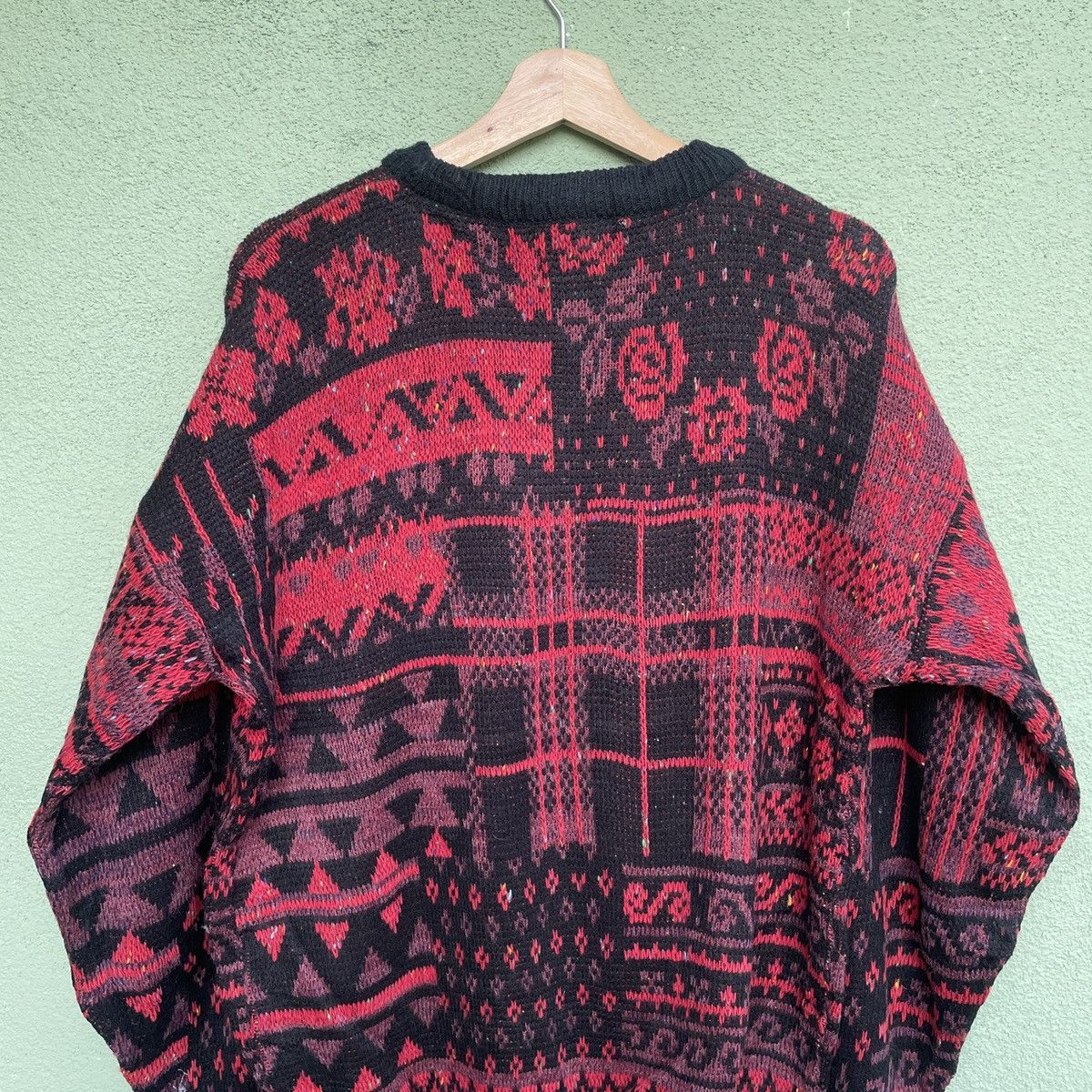 Japanese Brand Vintage FULL SPEED AHEAD Full Print Art Knitwear Jumper Size US L / EU 52-54 / 3 - 11 Thumbnail