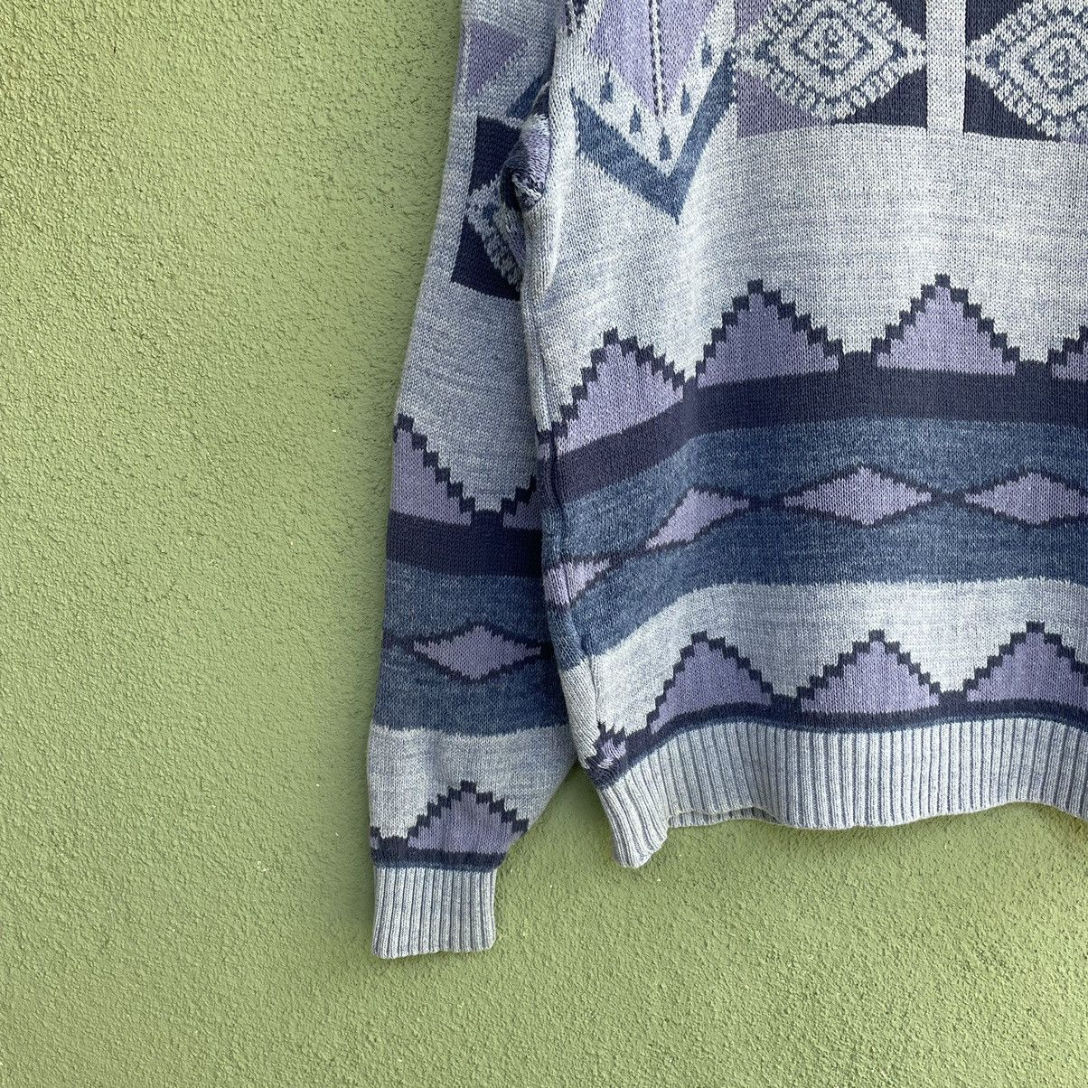 Japanese Brand Vintage ADAX Art Full Print Knitwear Sweater Jumper Rare!! Size US M / EU 48-50 / 2 - 3 Thumbnail
