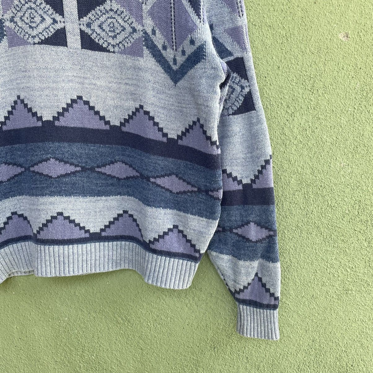 Japanese Brand Vintage ADAX Art Full Print Knitwear Sweater Jumper Rare!! Size US M / EU 48-50 / 2 - 4 Thumbnail
