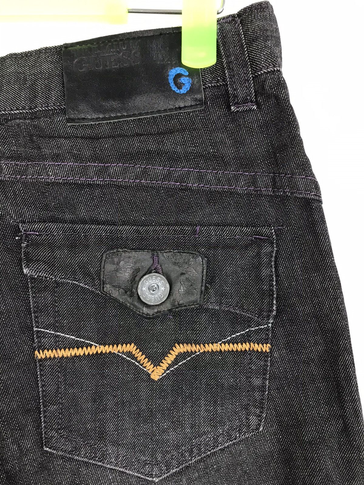 Guess Guess Premium Raw Black Denim Jeans Pant Size 28" / US 6 / IT 42 - 3 Thumbnail