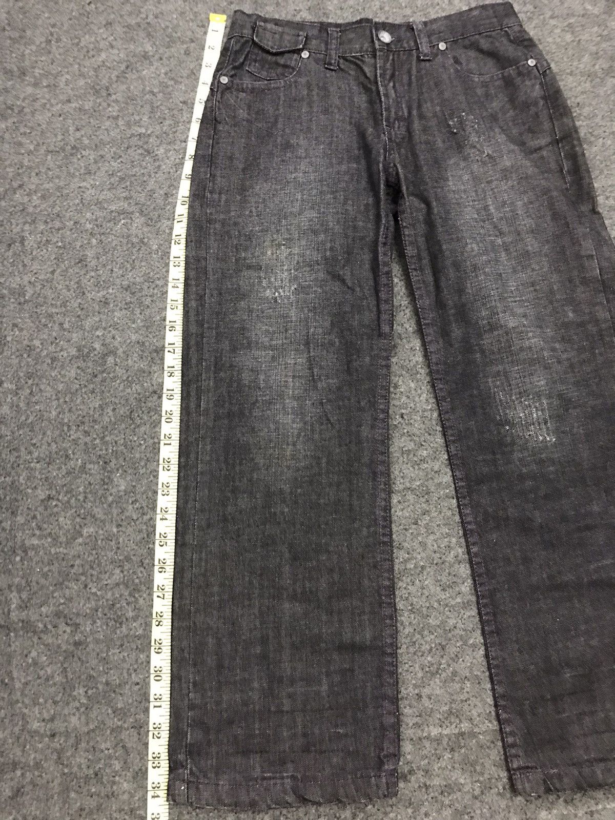 Guess Guess Premium Raw Black Denim Jeans Pant Size 28" / US 6 / IT 42 - 7 Thumbnail