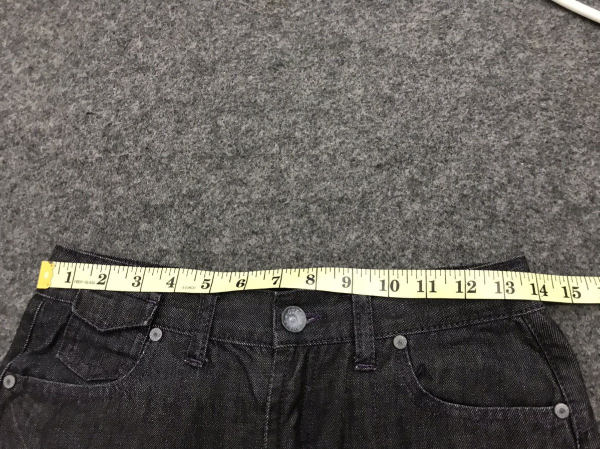 Guess Guess Premium Raw Black Denim Jeans Pant Size 28" / US 6 / IT 42 - 6 Thumbnail