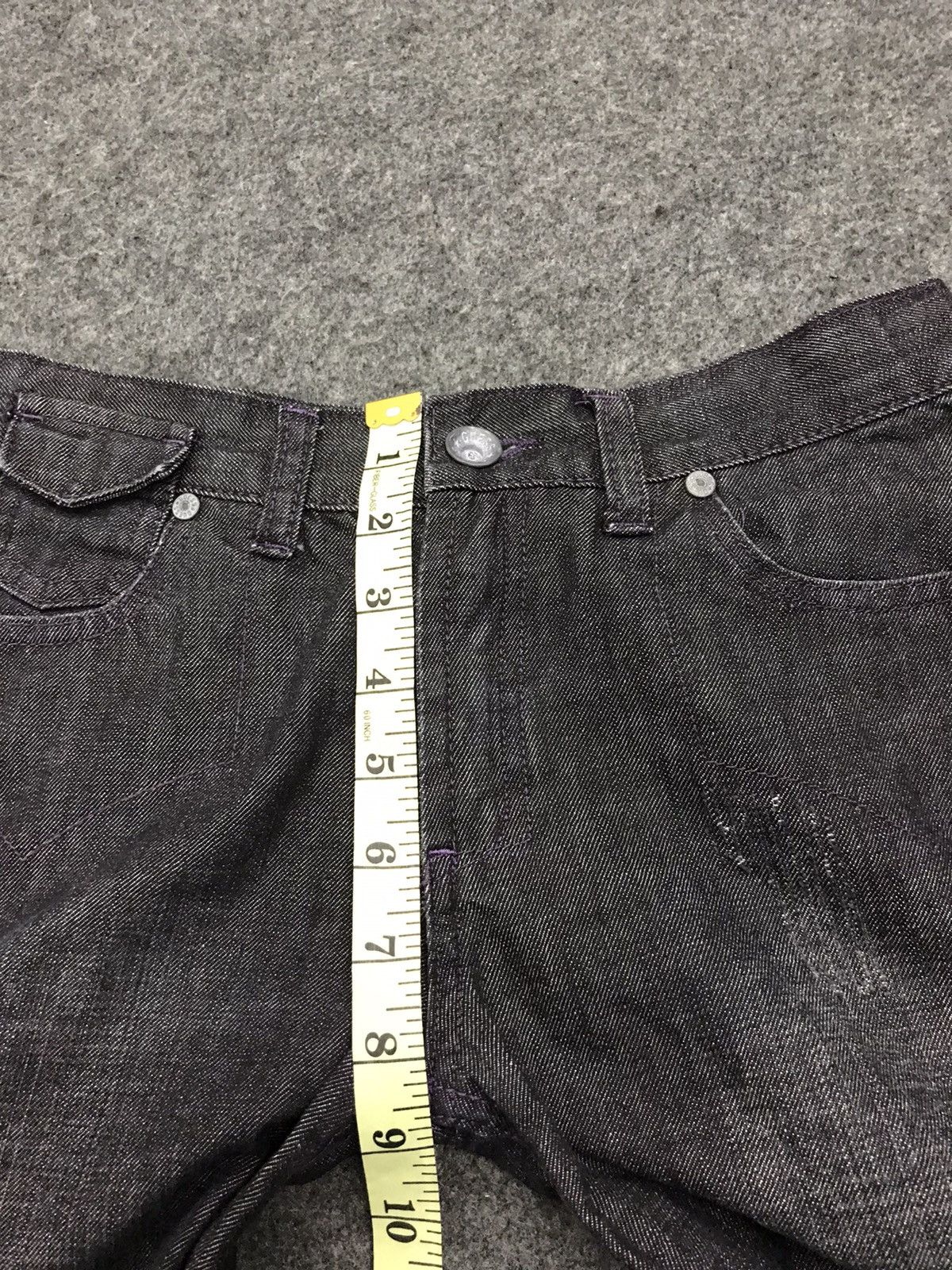 Guess Guess Premium Raw Black Denim Jeans Pant Size 28" / US 6 / IT 42 - 10 Thumbnail