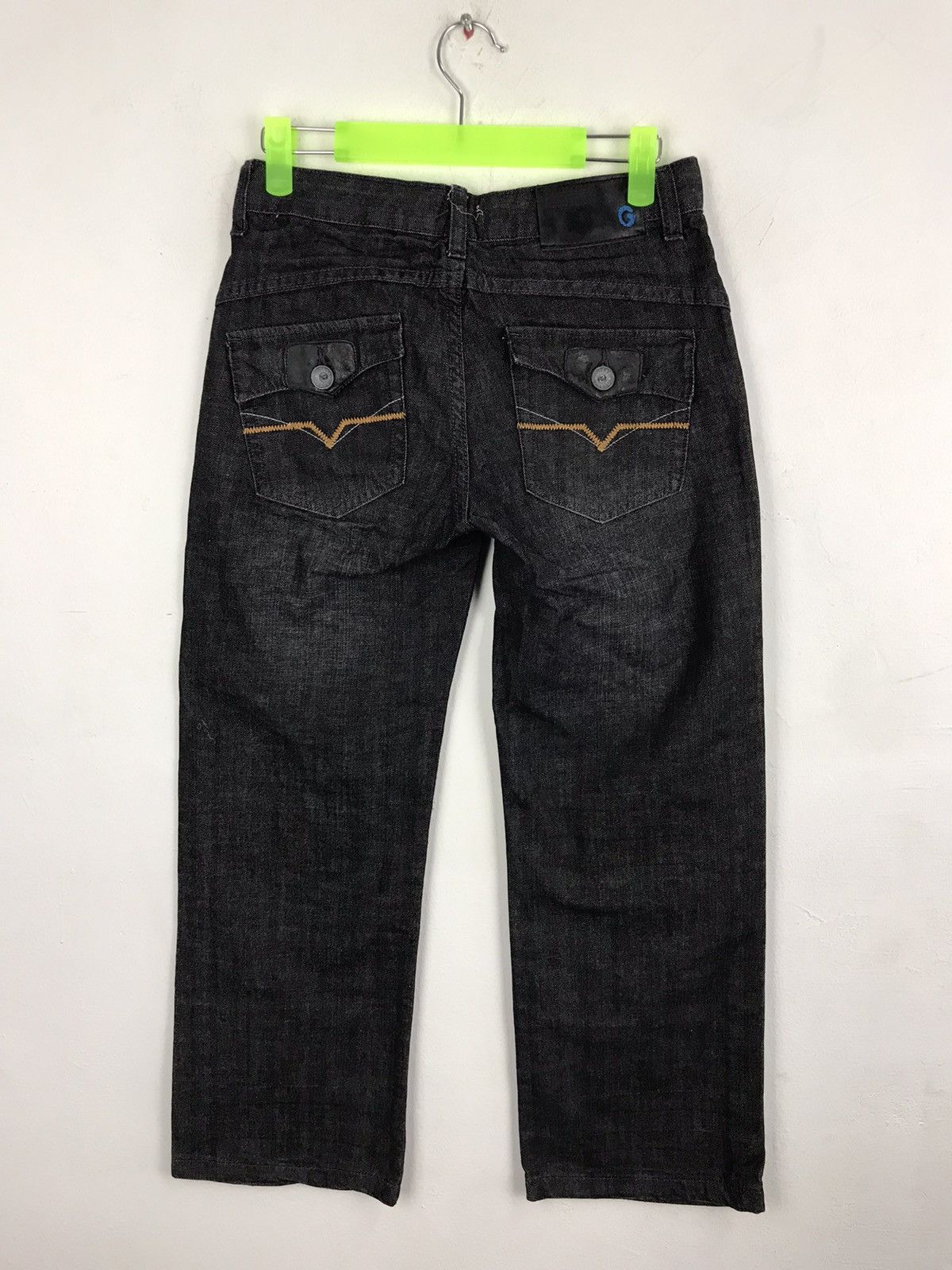 Guess Guess Premium Raw Black Denim Jeans Pant Size 28" / US 6 / IT 42 - 1 Thumbnail
