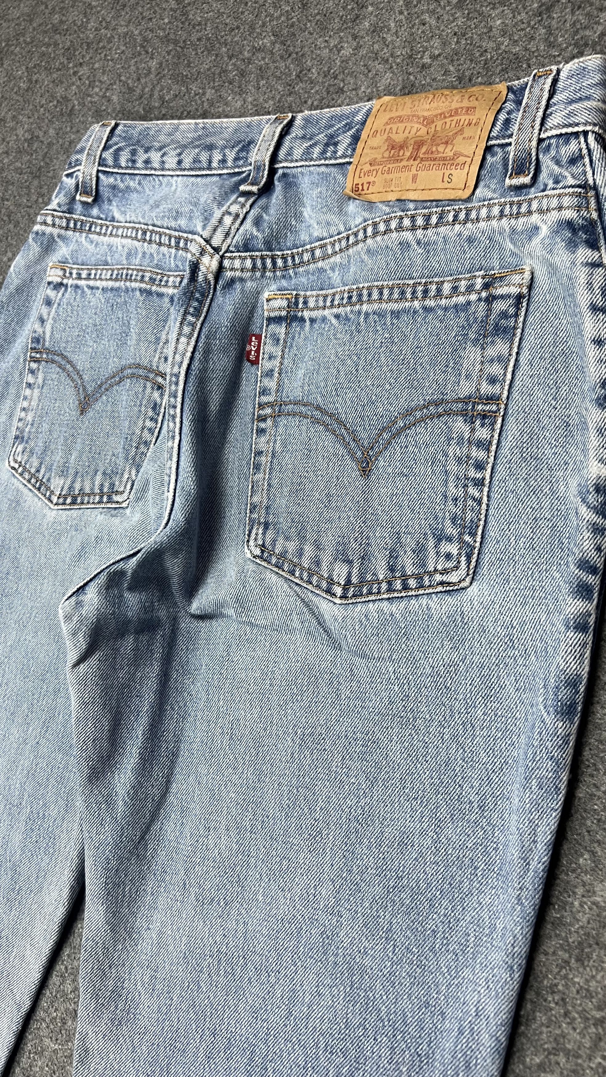 Levi's × Vintage Levis 517 Bootcut Jeans Size US 32 / EU 48 - 2 Thumbnail