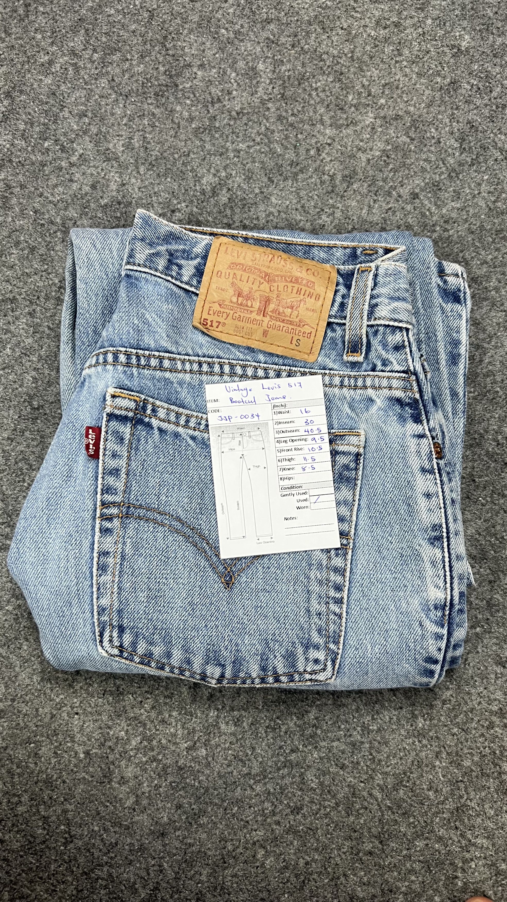 Levi's × Vintage Levis 517 Bootcut Jeans Size US 32 / EU 48 - 9 Thumbnail