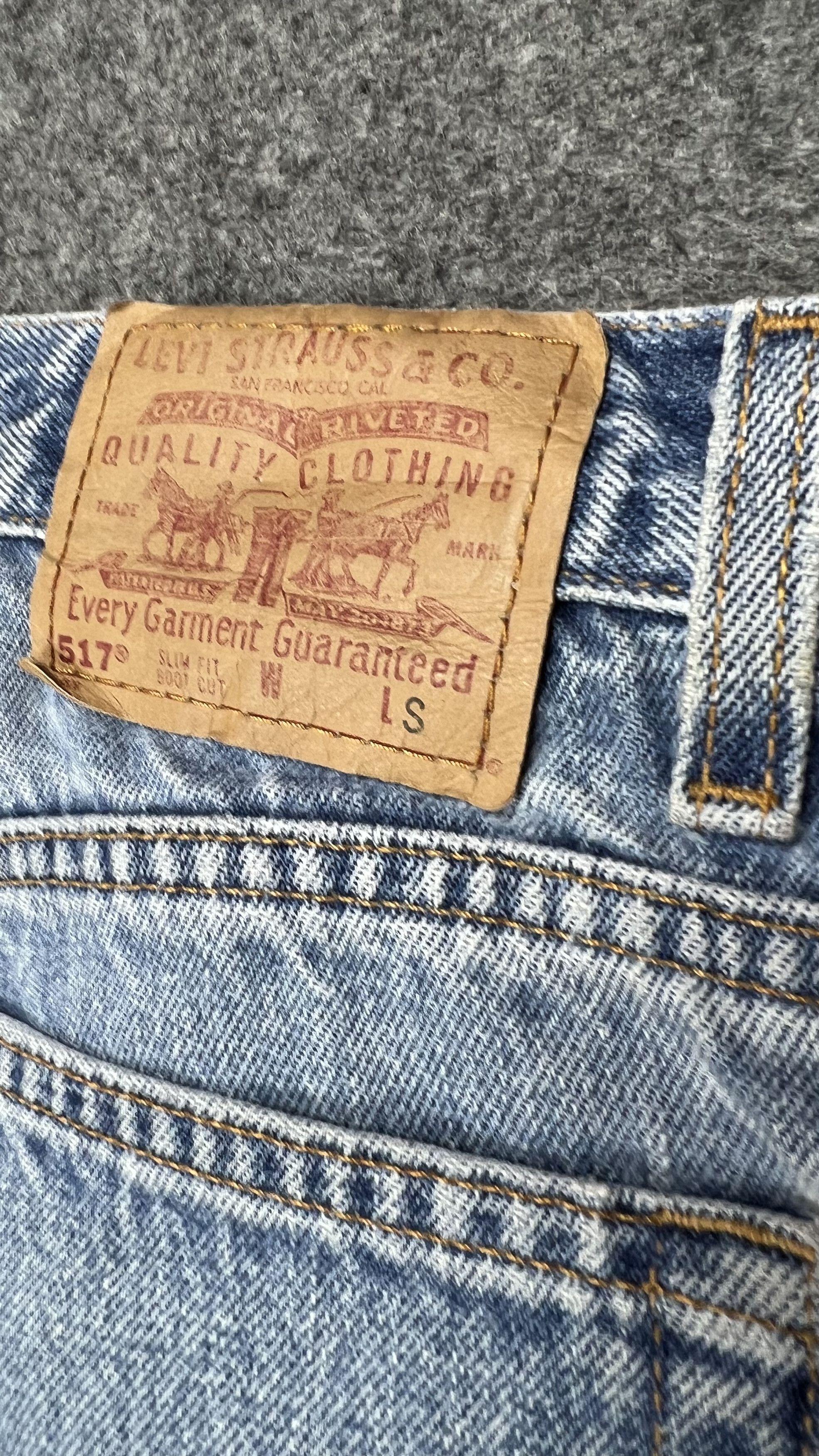 Levi's × Vintage Levis 517 Bootcut Jeans Size US 32 / EU 48 - 4 Thumbnail