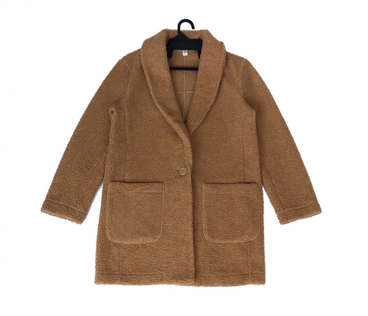 Japanese Brand Uniqlo Teddy Fleece Long Sleeve Coat Size US M / EU 48-50 / 2 - 1 Thumbnail