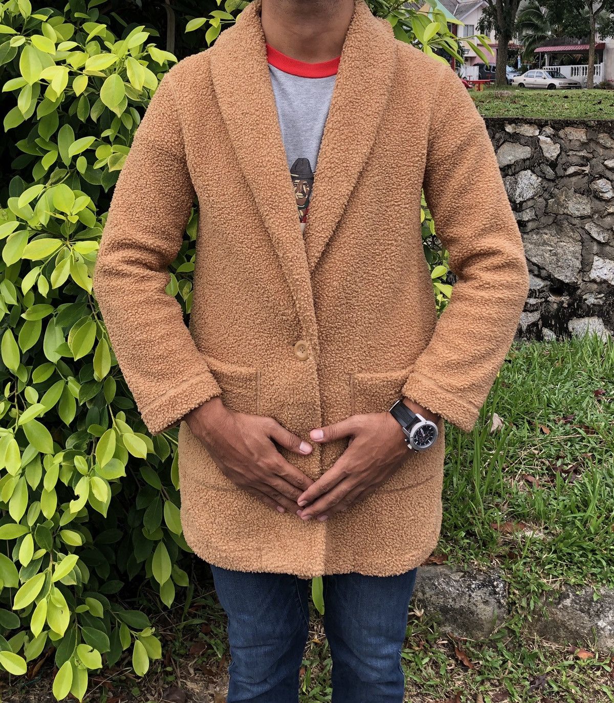 Japanese Brand Uniqlo Teddy Fleece Long Sleeve Coat Size US M / EU 48-50 / 2 - 8 Thumbnail