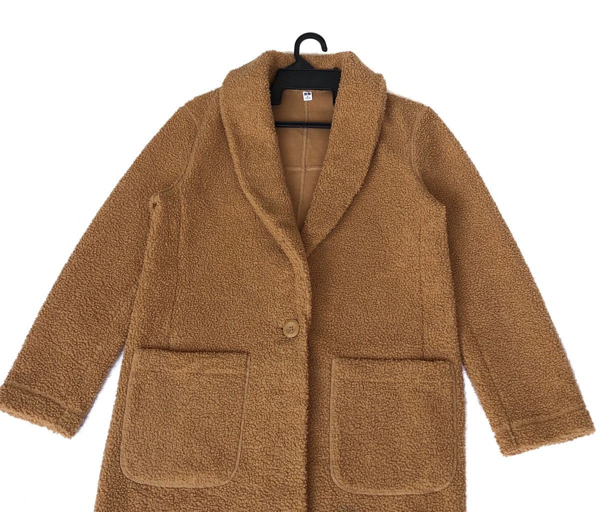 Japanese Brand Uniqlo Teddy Fleece Long Sleeve Coat Size US M / EU 48-50 / 2 - 2 Thumbnail