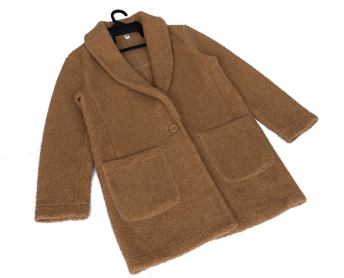 Japanese Brand Uniqlo Teddy Fleece Long Sleeve Coat Size US M / EU 48-50 / 2 - 3 Thumbnail