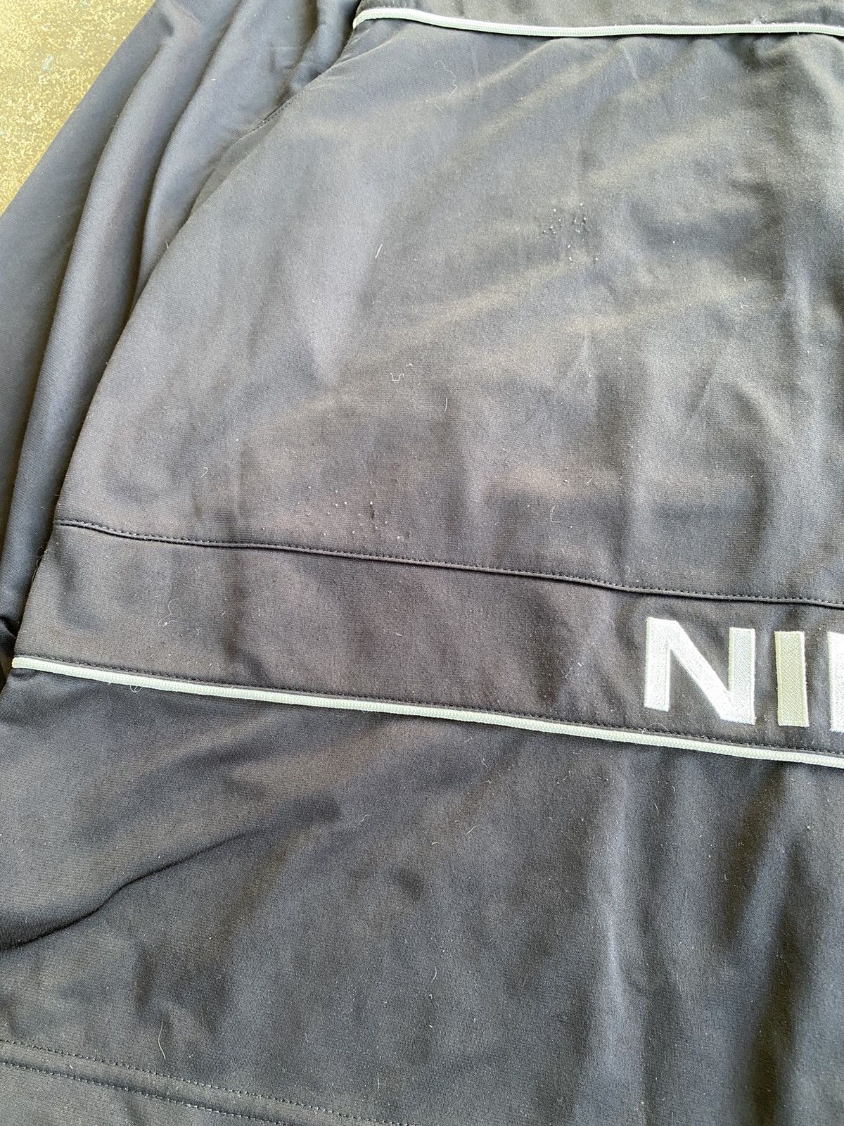 Nike × Vintage Vintage Y2K Nike Black Oversized Full Zip Track Jacket Size US XL / EU 56 / 4 - 12 Thumbnail