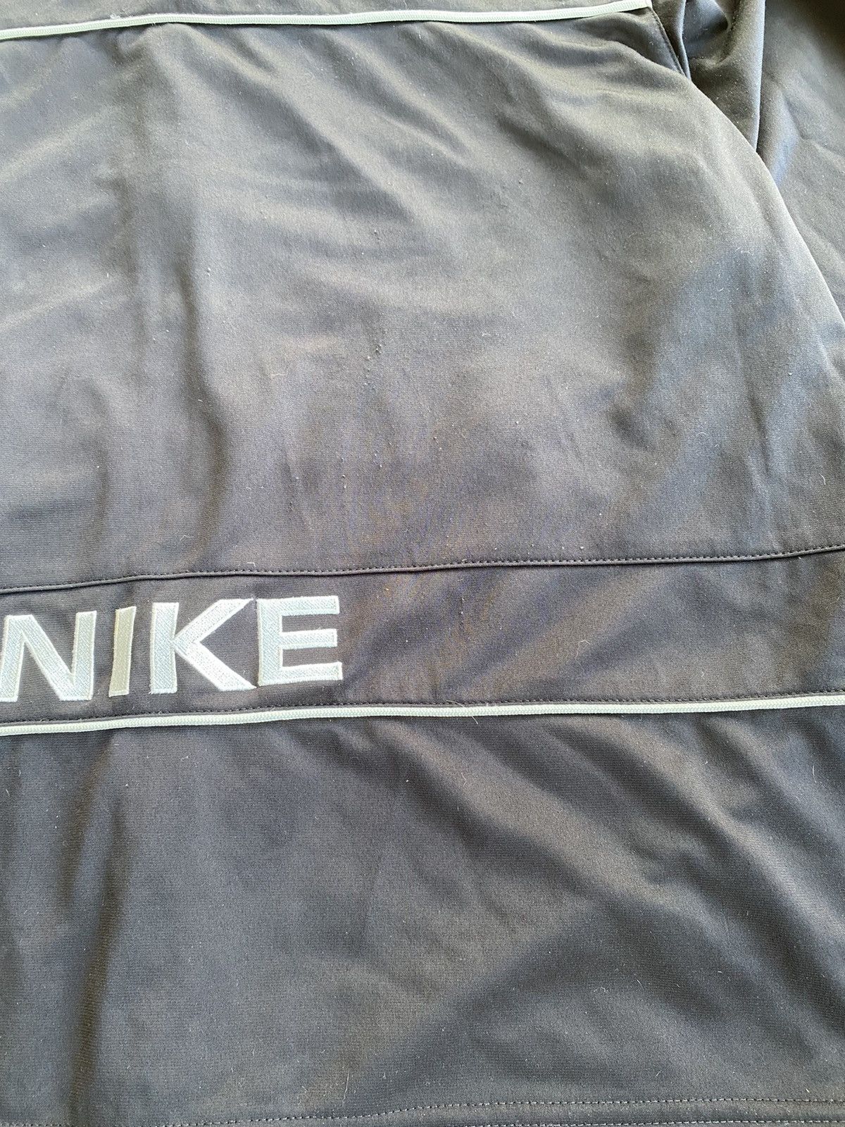 Nike × Vintage Vintage Y2K Nike Black Oversized Full Zip Track Jacket Size US XL / EU 56 / 4 - 11 Thumbnail