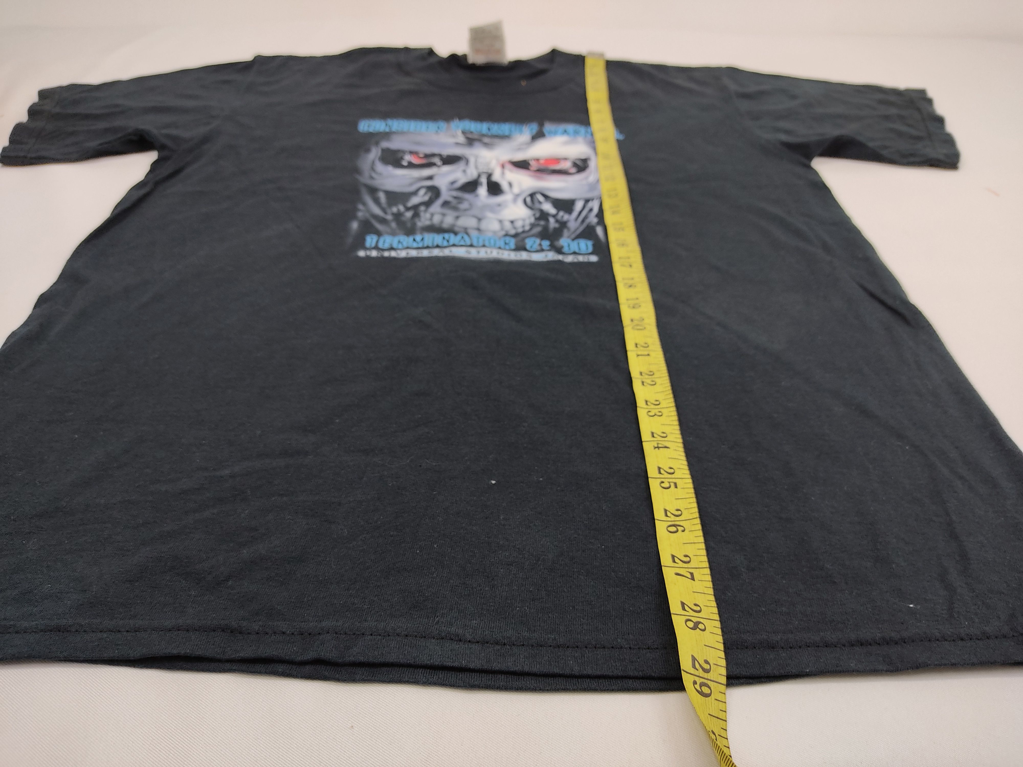Sci-Fi Fantasy Terminator 2 3D Universal Studio Movie Tee Vintage Size US L / EU 52-54 / 3 - 7 Thumbnail