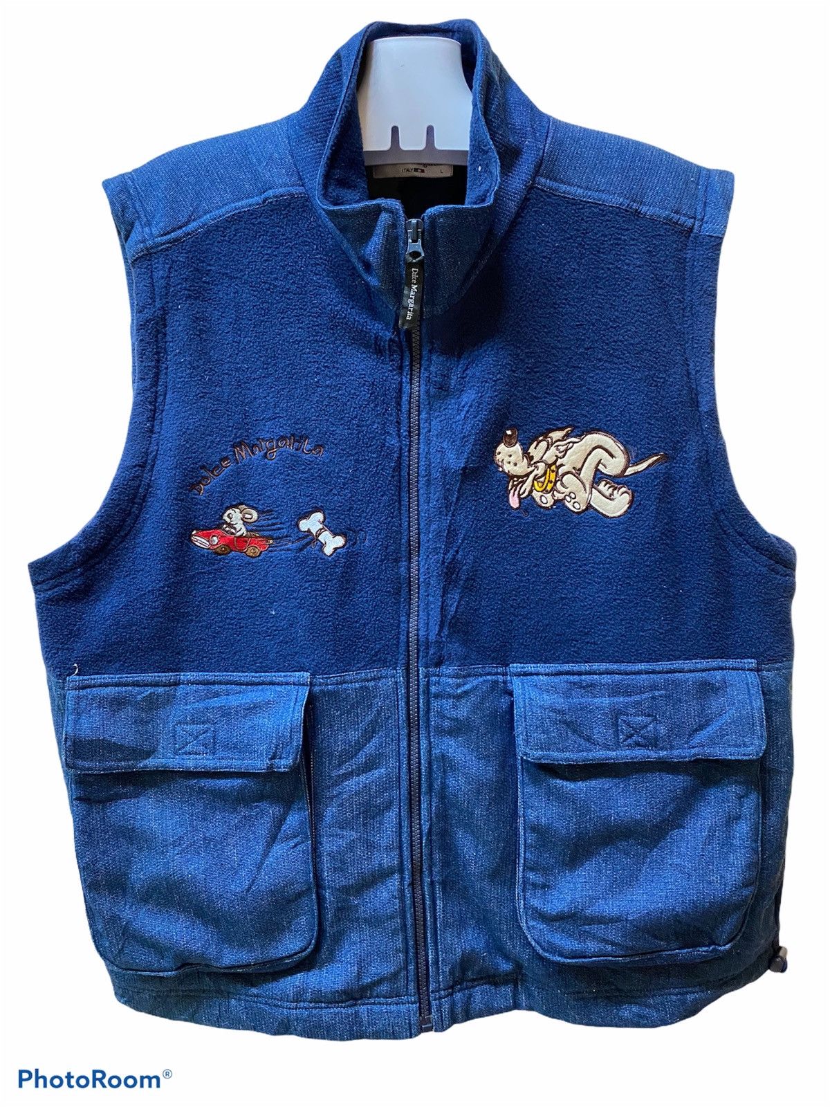 Cartoon Network 🔥Dolce Margarita Vest Embroided Cartoon Design Size US L / EU 52-54 / 3 - 1 Thumbnail