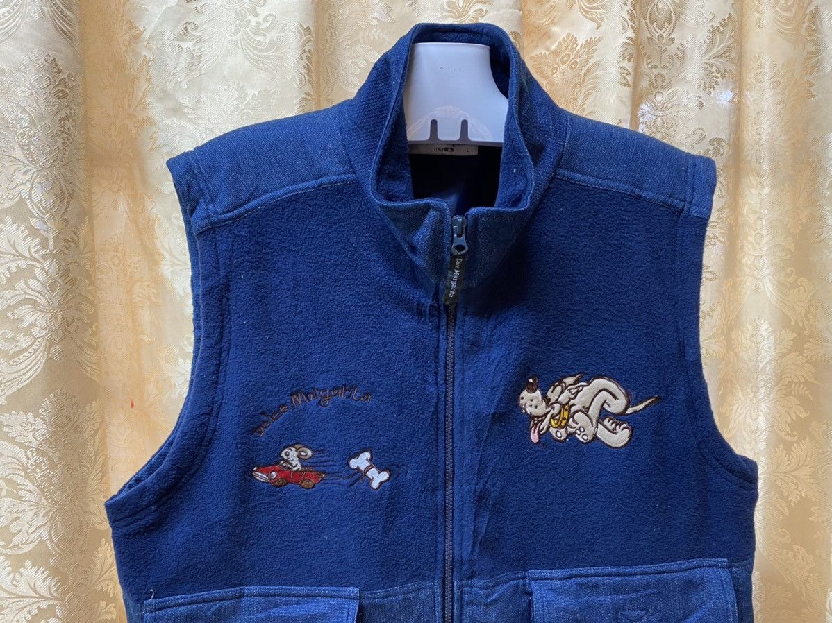 Cartoon Network 🔥Dolce Margarita Vest Embroided Cartoon Design Size US L / EU 52-54 / 3 - 3 Thumbnail