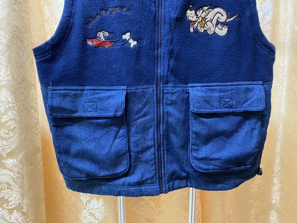 Cartoon Network 🔥Dolce Margarita Vest Embroided Cartoon Design Size US L / EU 52-54 / 3 - 4 Thumbnail