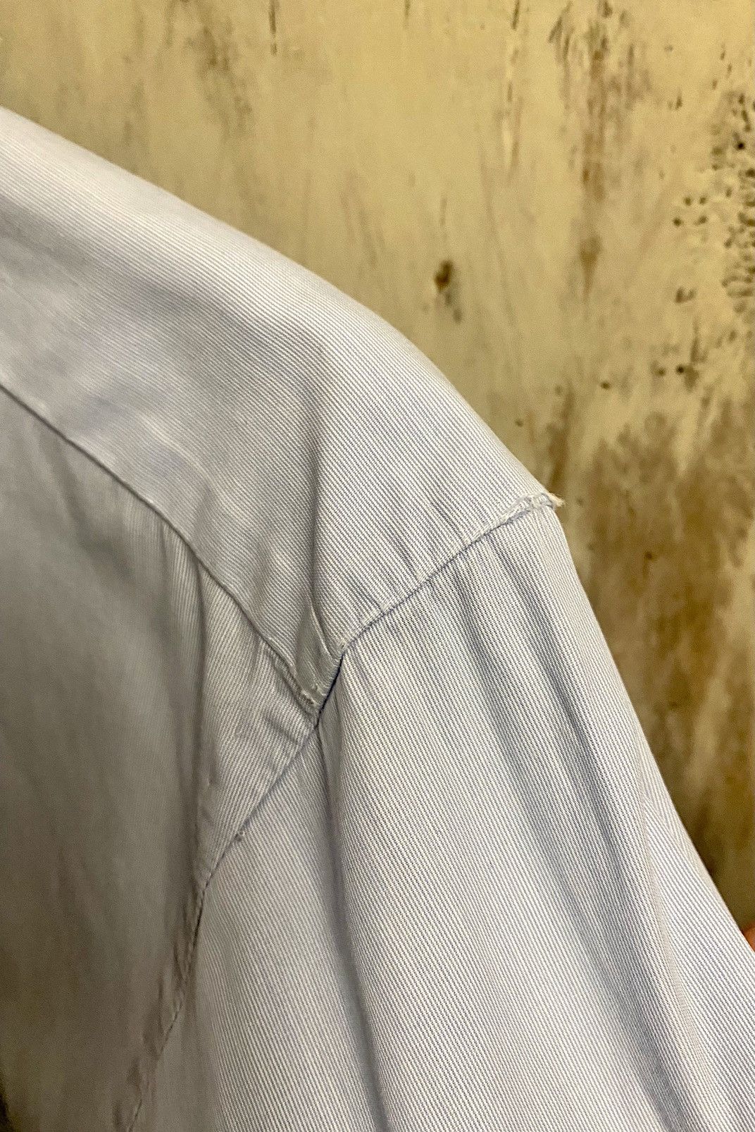 Berluti Berluti by haider ackermann blue micro stripped shirt 39 Size US M / EU 48-50 / 2 - 18 Thumbnail