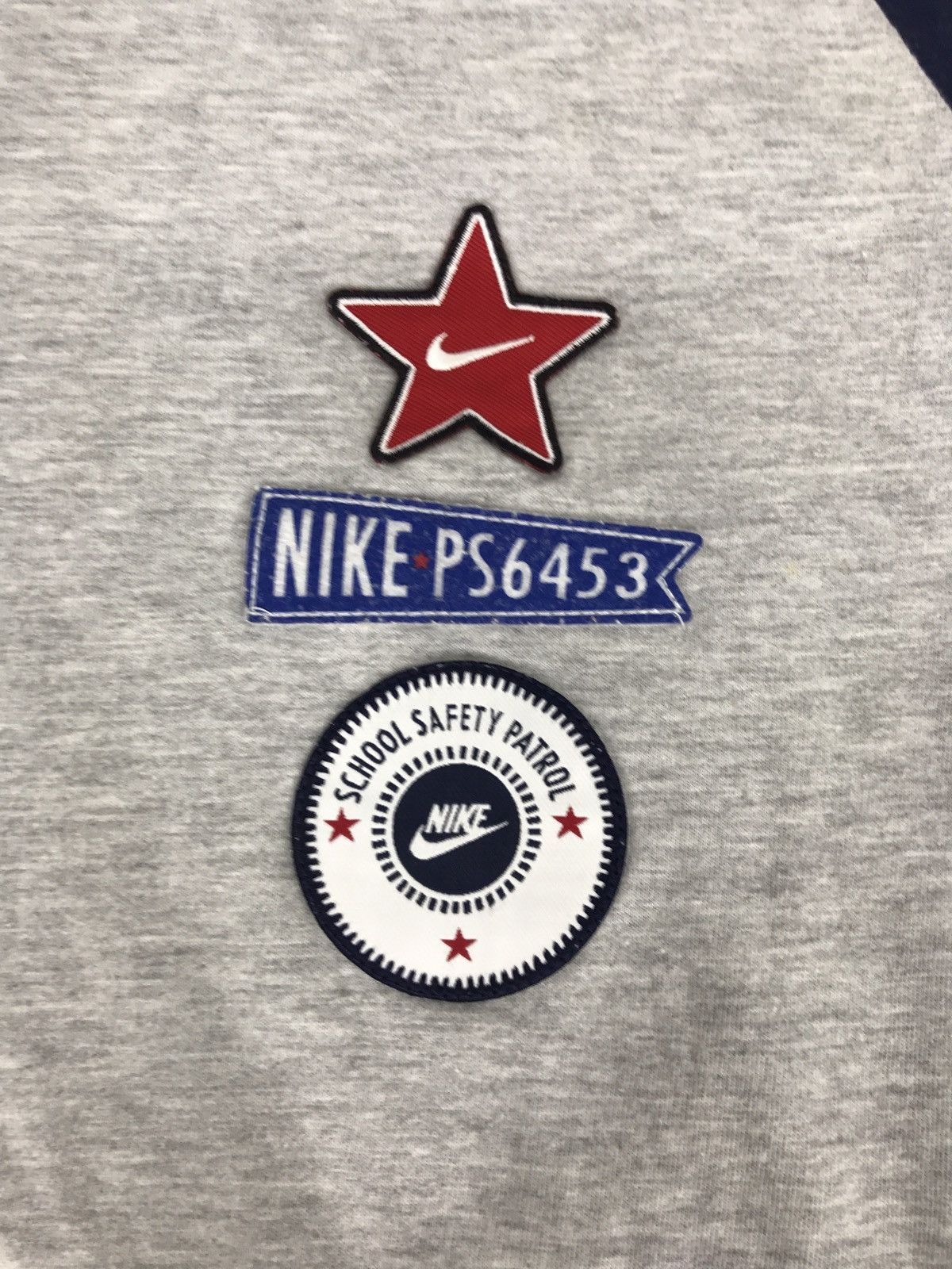 Nike × Vintage Vintage Nike Ps6453 School Safety Patrol Swoosh Logo Raglan Size US S / EU 44-46 / 1 - 2 Thumbnail