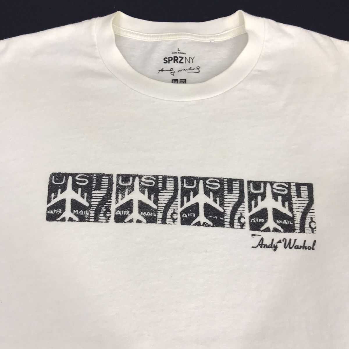 Andy Warhol Vintage Andy Warhol Visit New York Flight Us Mail Box Logo Size US M / EU 48-50 / 2 - 2 Thumbnail