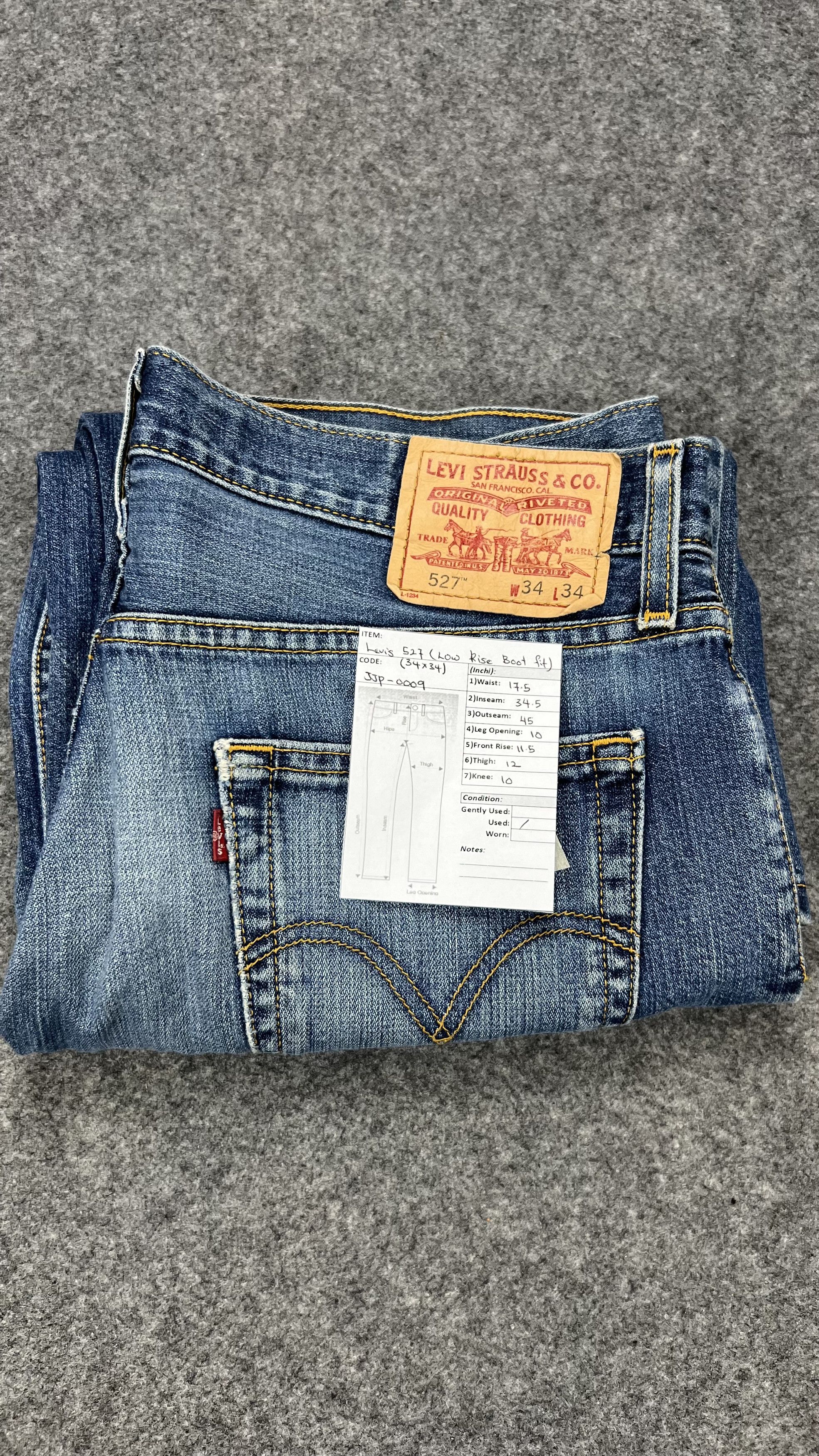 Levi's × Vintage Levis 527 flare jeans Size US 35 - 14 Thumbnail