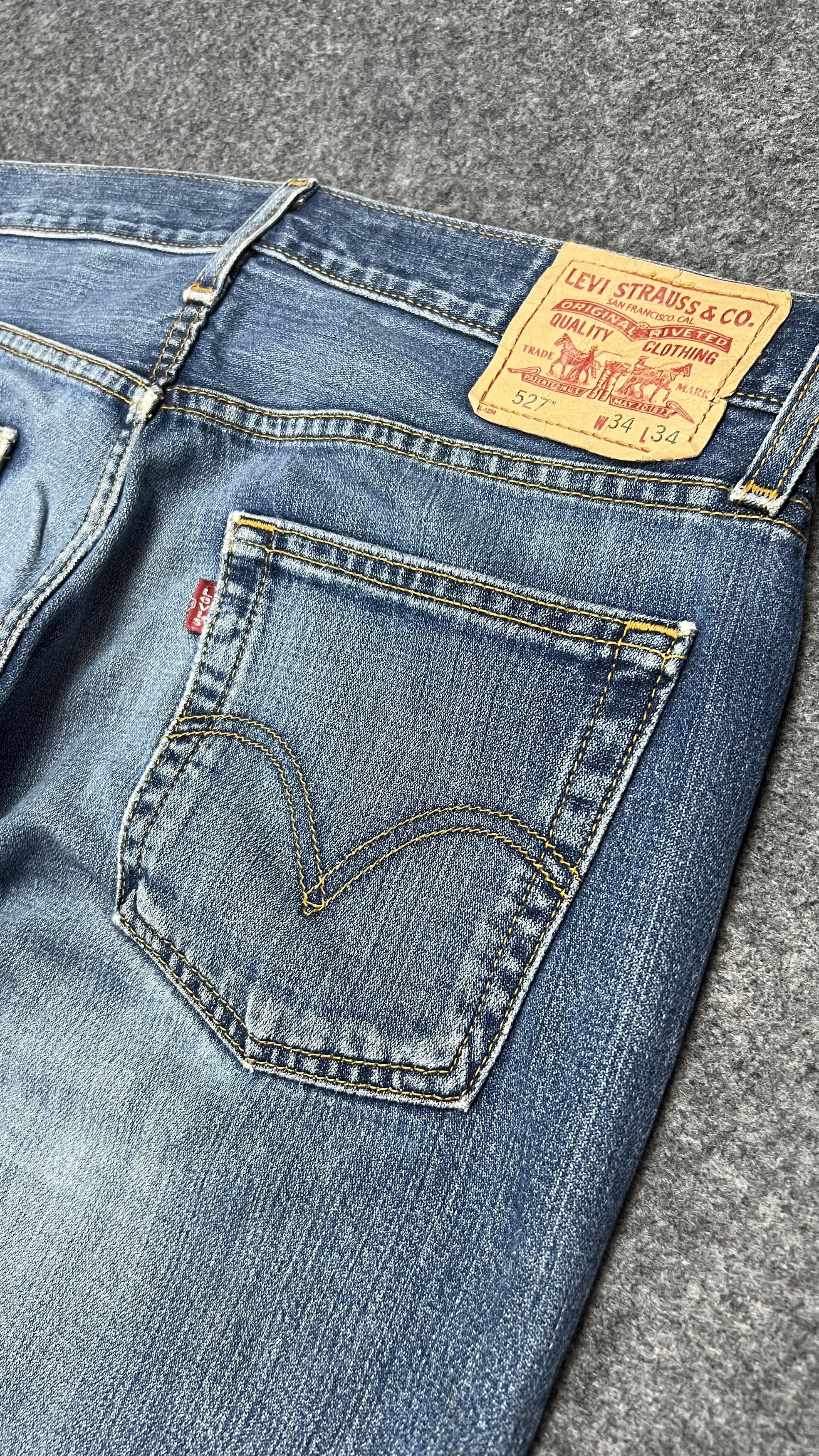 Levi's × Vintage Levis 527 flare jeans Size US 35 - 9 Thumbnail