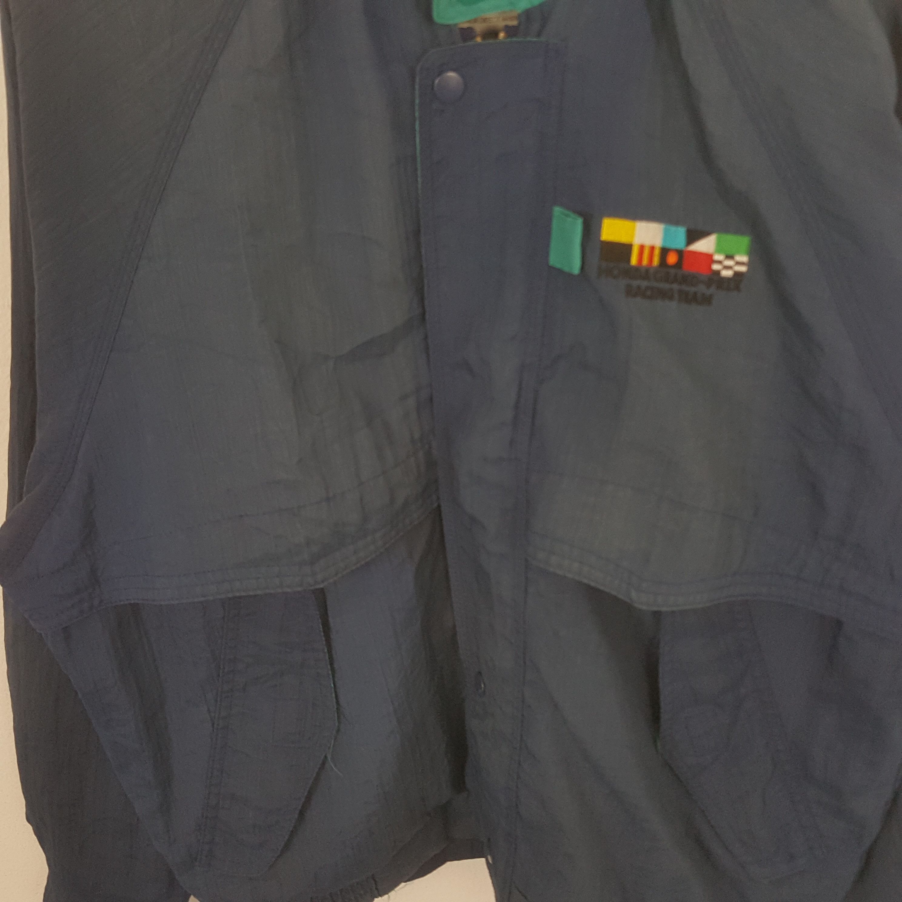 Honda Vintage Mugen Honda F1 Racing Team Windbreaker Sweater Size US XL / EU 56 / 4 - 4 Thumbnail