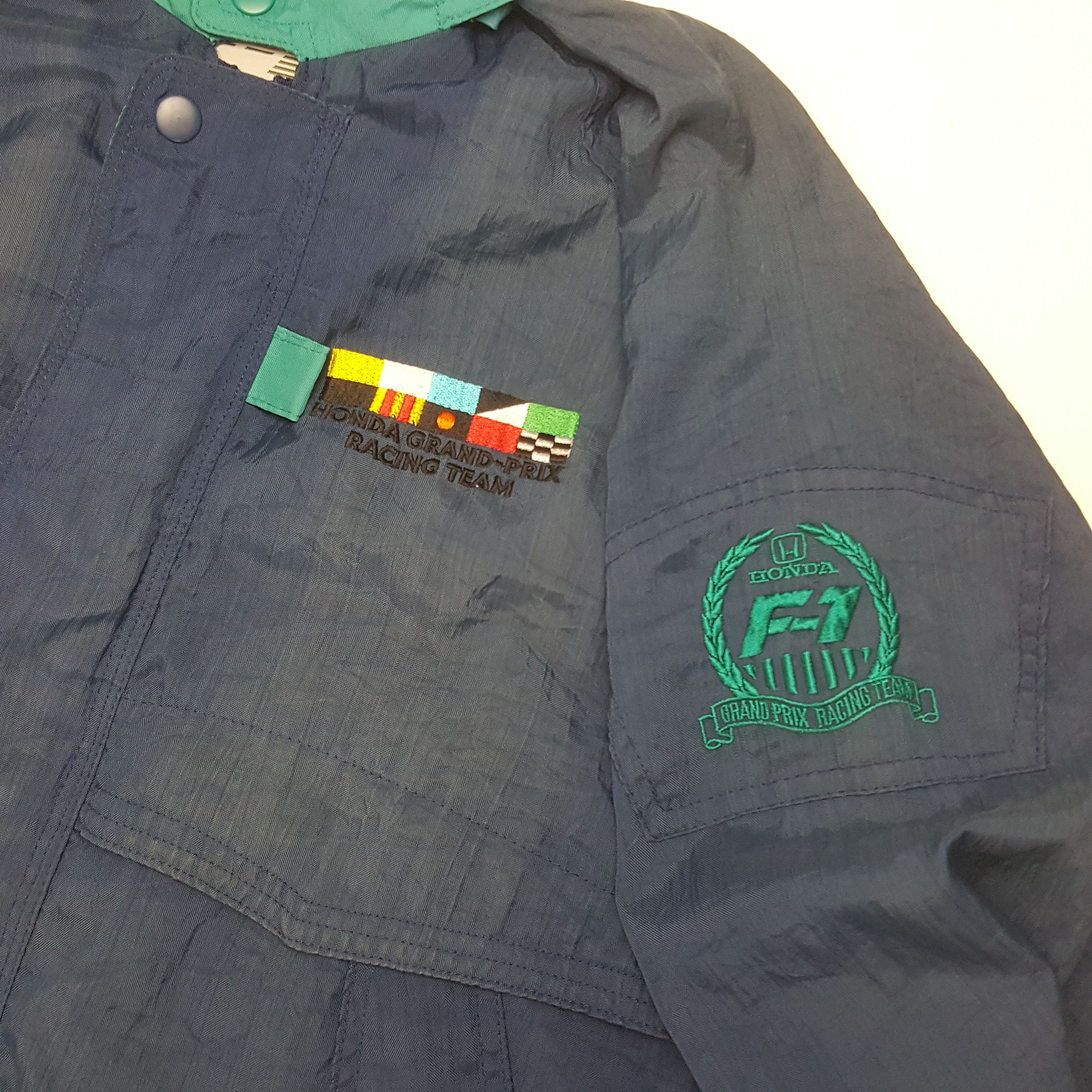 Honda Vintage Mugen Honda F1 Racing Team Windbreaker Sweater Size US XL / EU 56 / 4 - 9 Thumbnail