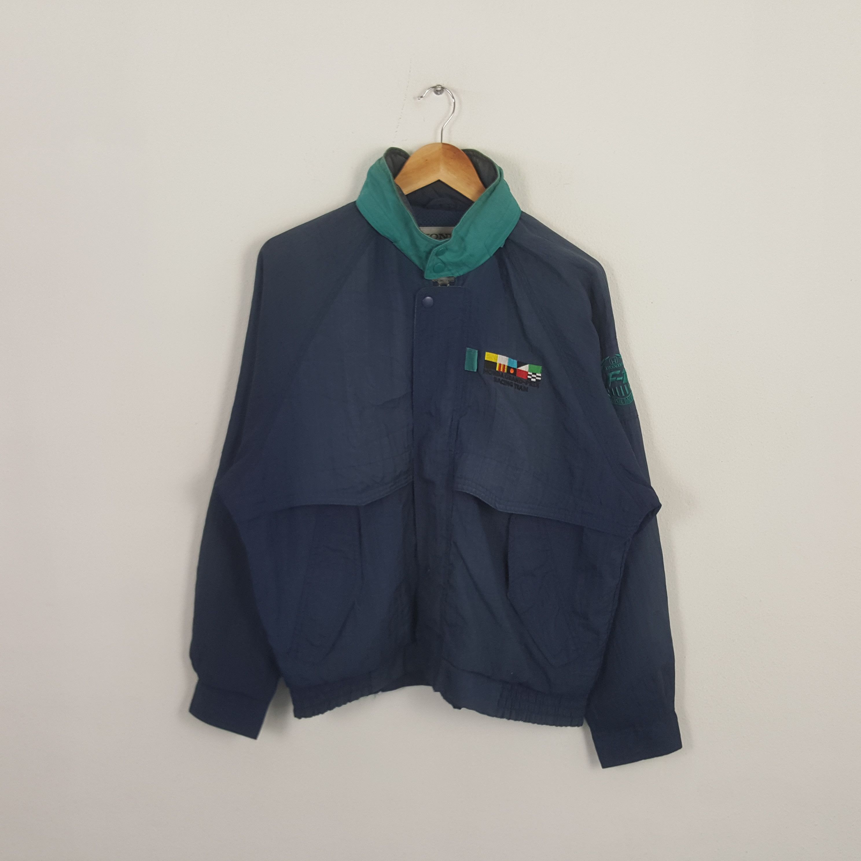 Honda Vintage Mugen Honda F1 Racing Team Windbreaker Sweater Size US XL / EU 56 / 4 - 3 Thumbnail