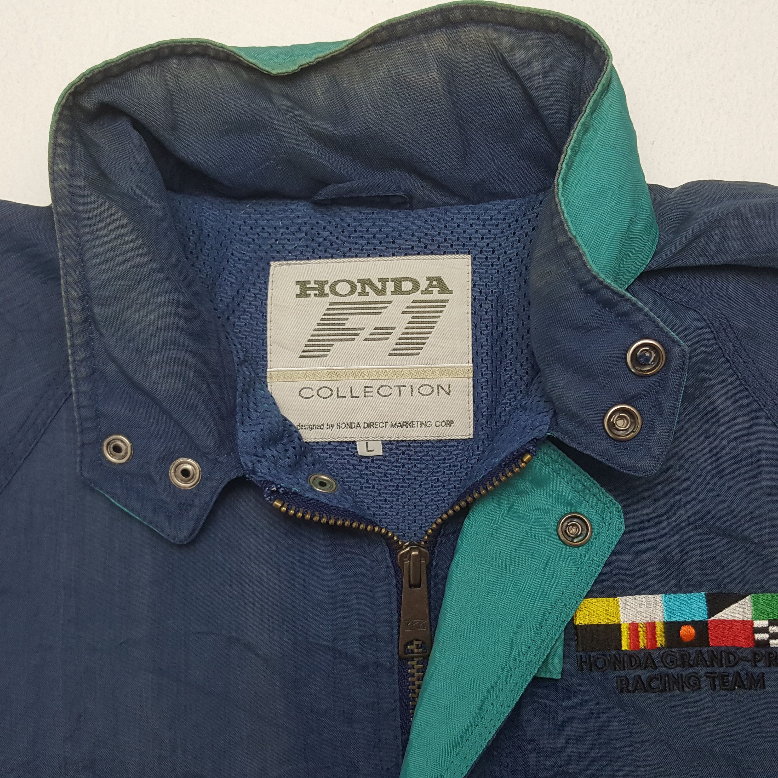 Honda Vintage Mugen Honda F1 Racing Team Windbreaker Sweater Size US XL / EU 56 / 4 - 5 Thumbnail