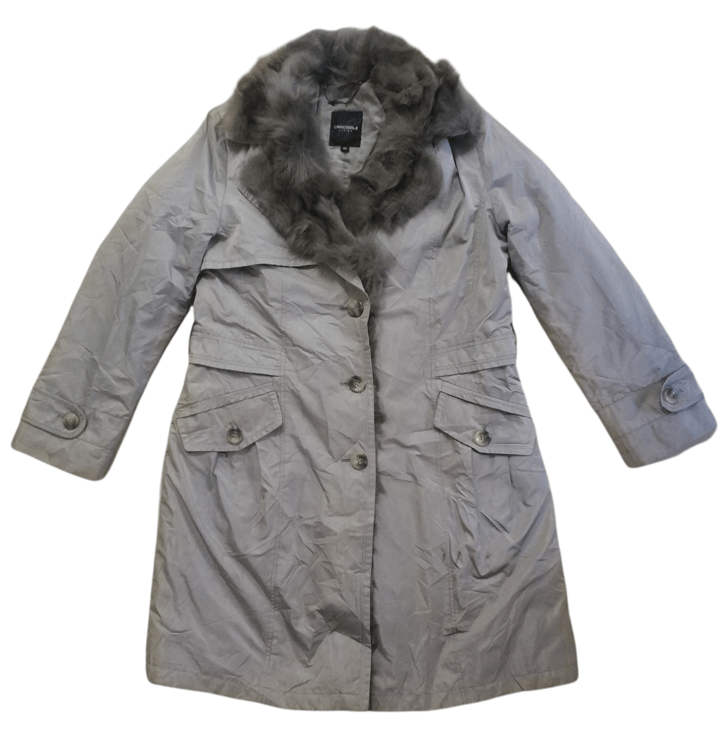 Other 🔥Crocodile Ladies Faux Fur Coats Size M / US 6-8 / IT 42-44 - 1 Thumbnail