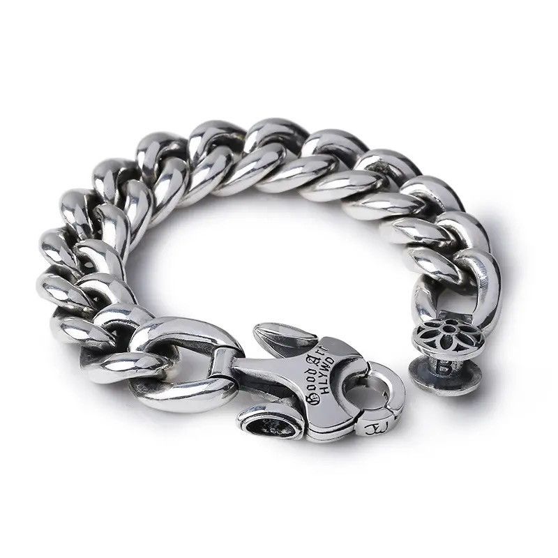 Other 20 cm Length Blossom Cuban Chain bracelet Size ONE SIZE - 5 Thumbnail