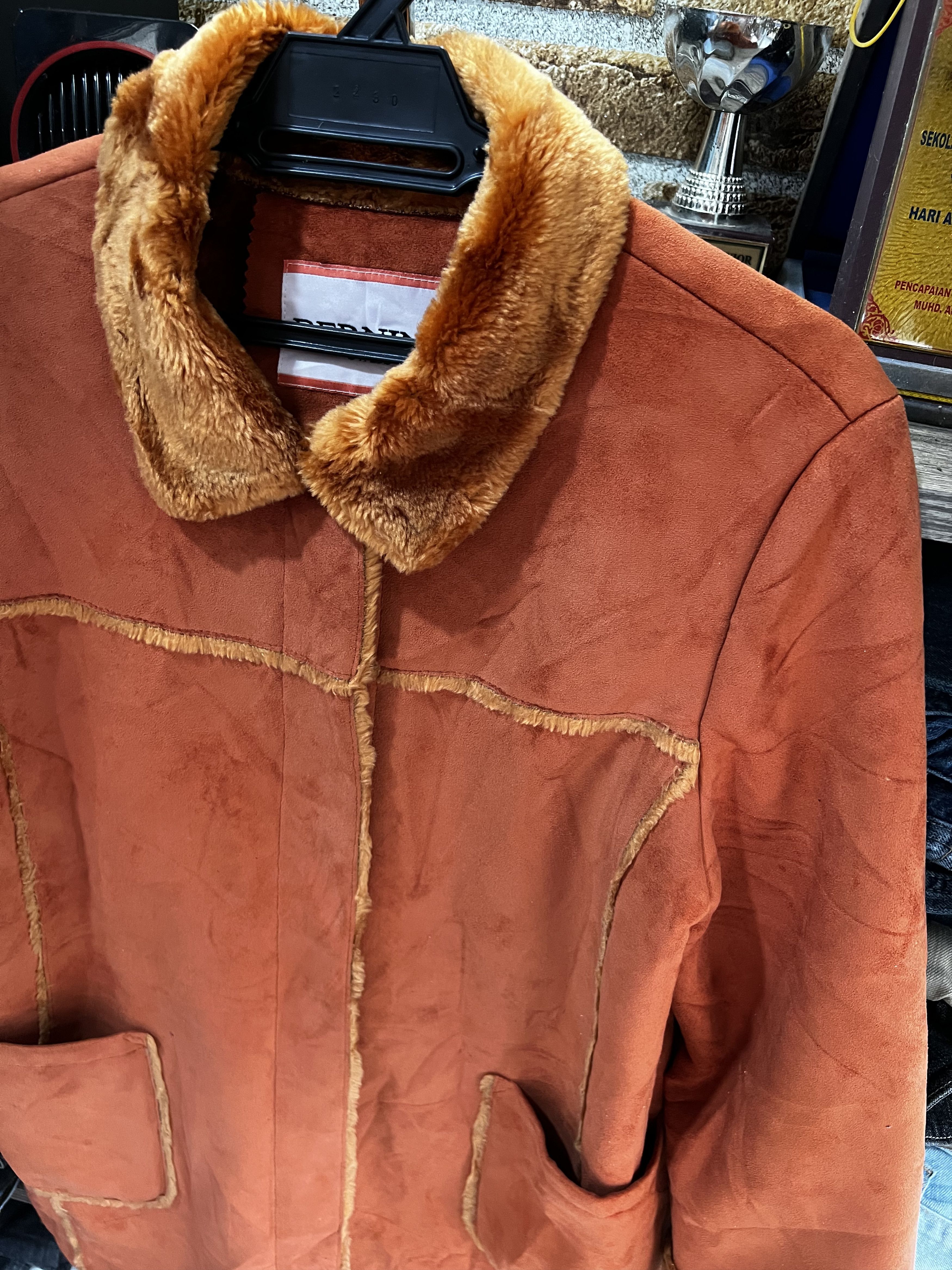 Other 🔥Bernina Swiss Suede Shearling Jackets Size S / US 4 / IT 40 - 9 Thumbnail