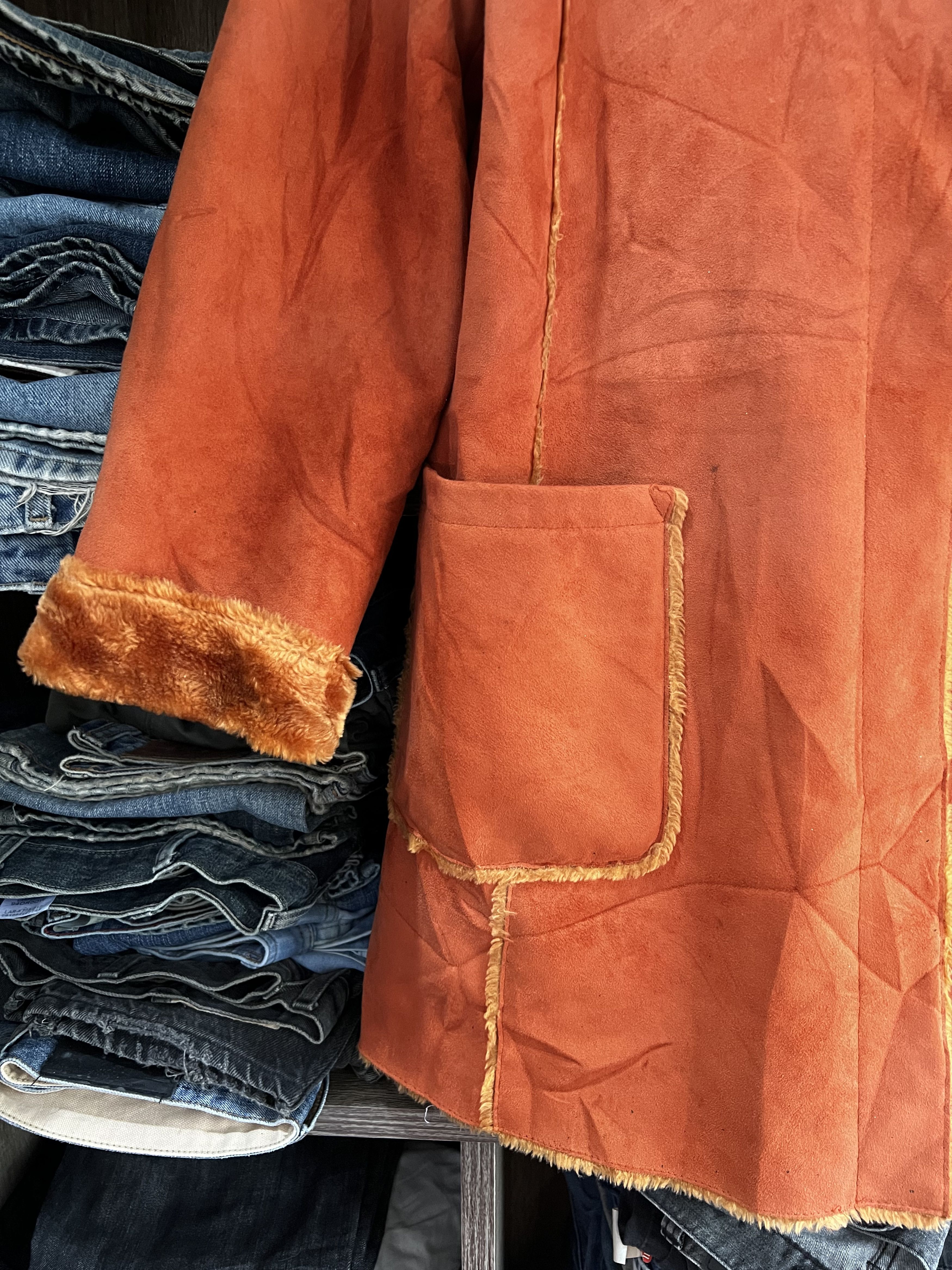 Other 🔥Bernina Swiss Suede Shearling Jackets Size S / US 4 / IT 40 - 6 Thumbnail