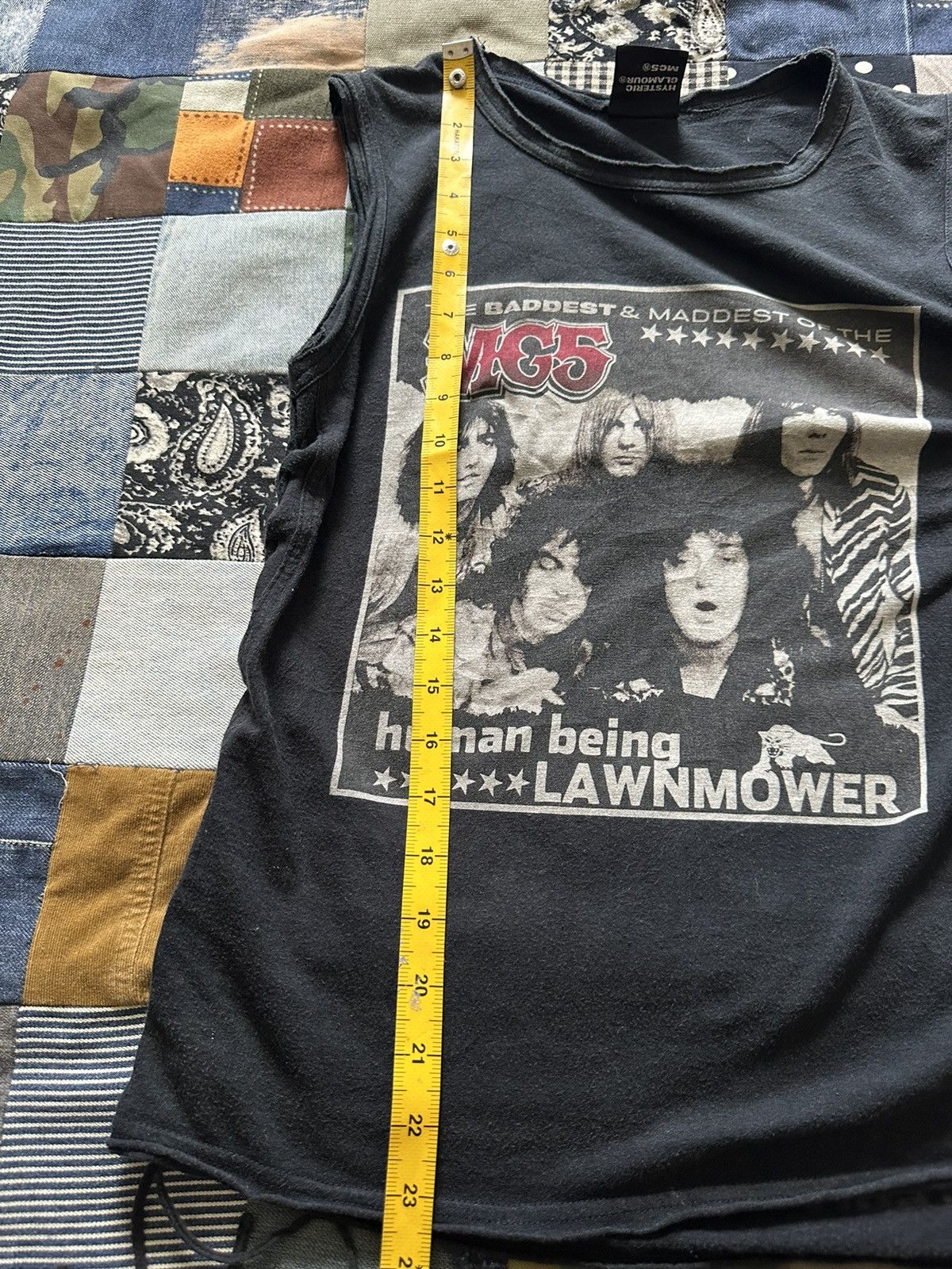 Hysteric Glamour Hysteric Glamour x MC5 band seleveless with side Laces Size S / US 4 / IT 40 - 15 Thumbnail
