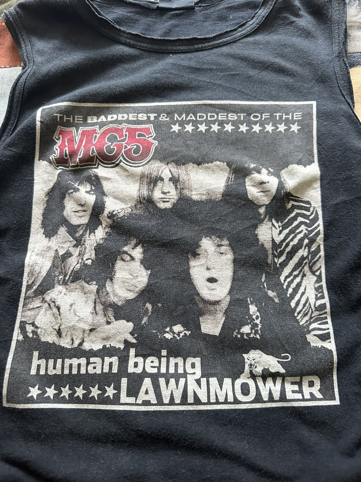 Hysteric Glamour Hysteric Glamour x MC5 band seleveless with side Laces Size S / US 4 / IT 40 - 9 Thumbnail