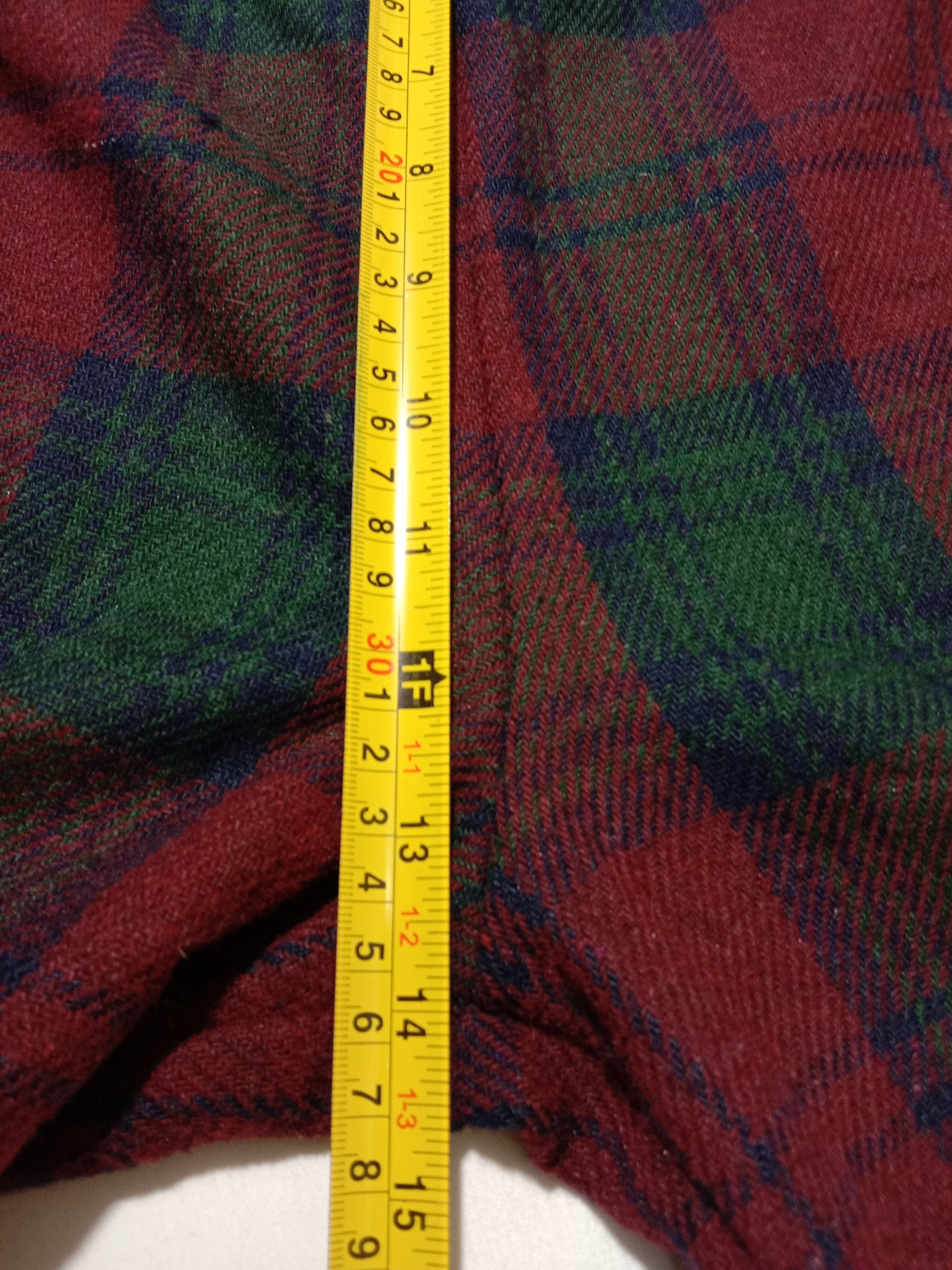 Haband × Vintage Haband Short Pants Check Plaid Tartan Stretchable 30-34 Size 30" / US 8 / IT 44 - 7 Thumbnail