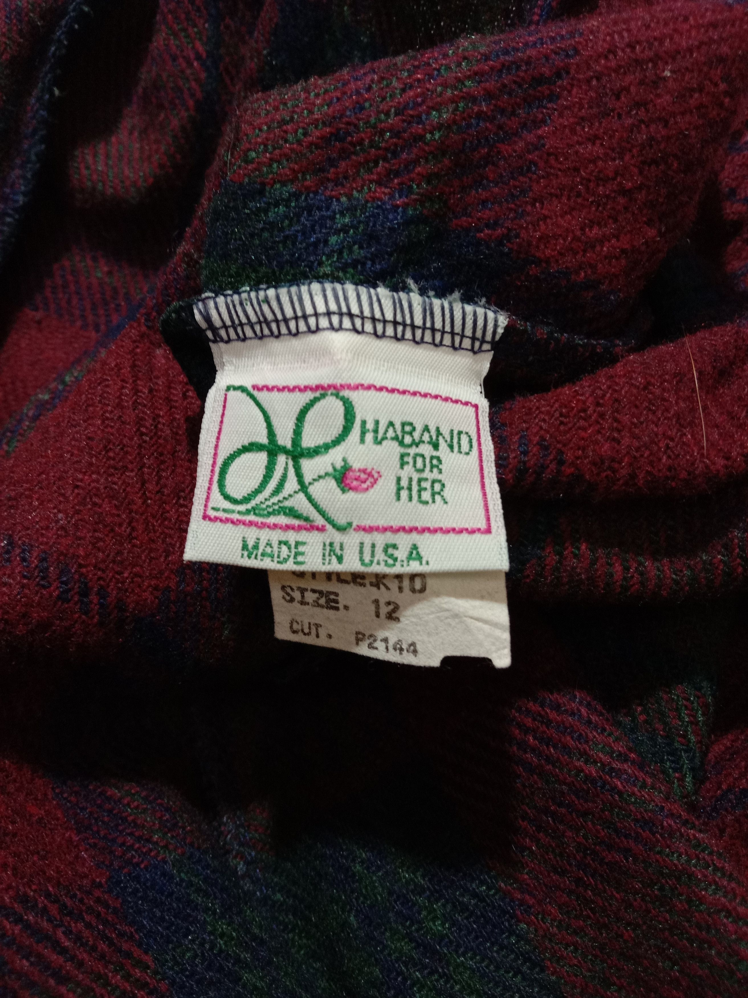 Haband × Vintage Haband Short Pants Check Plaid Tartan Stretchable 30-34 Size 30" / US 8 / IT 44 - 3 Thumbnail