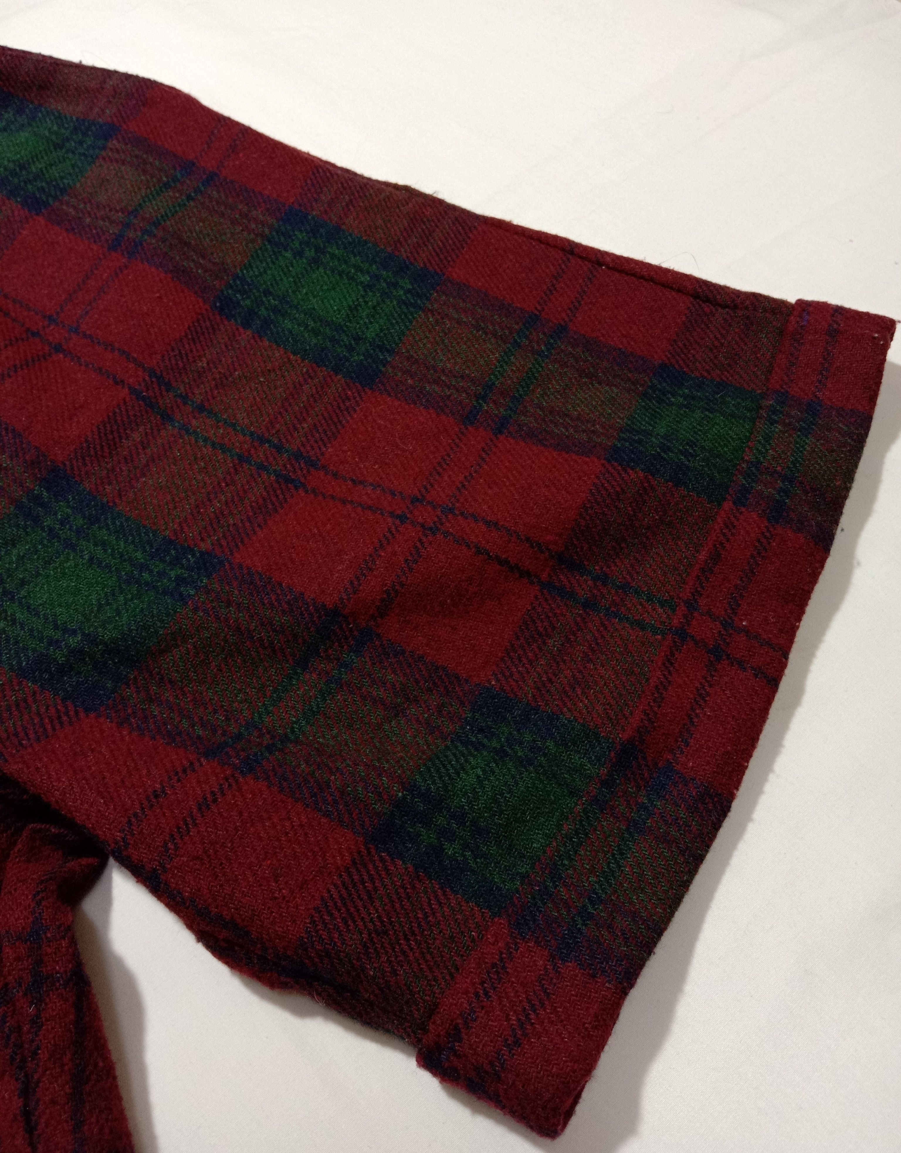 Haband × Vintage Haband Short Pants Check Plaid Tartan Stretchable 30-34 Size 30" / US 8 / IT 44 - 5 Thumbnail