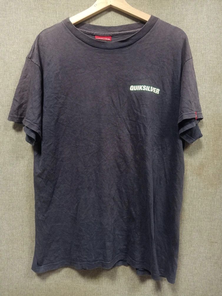 Quicksilver vintage t shirt quiksilver made in usa Size US L / EU 52-54 / 3 - 2 Thumbnail