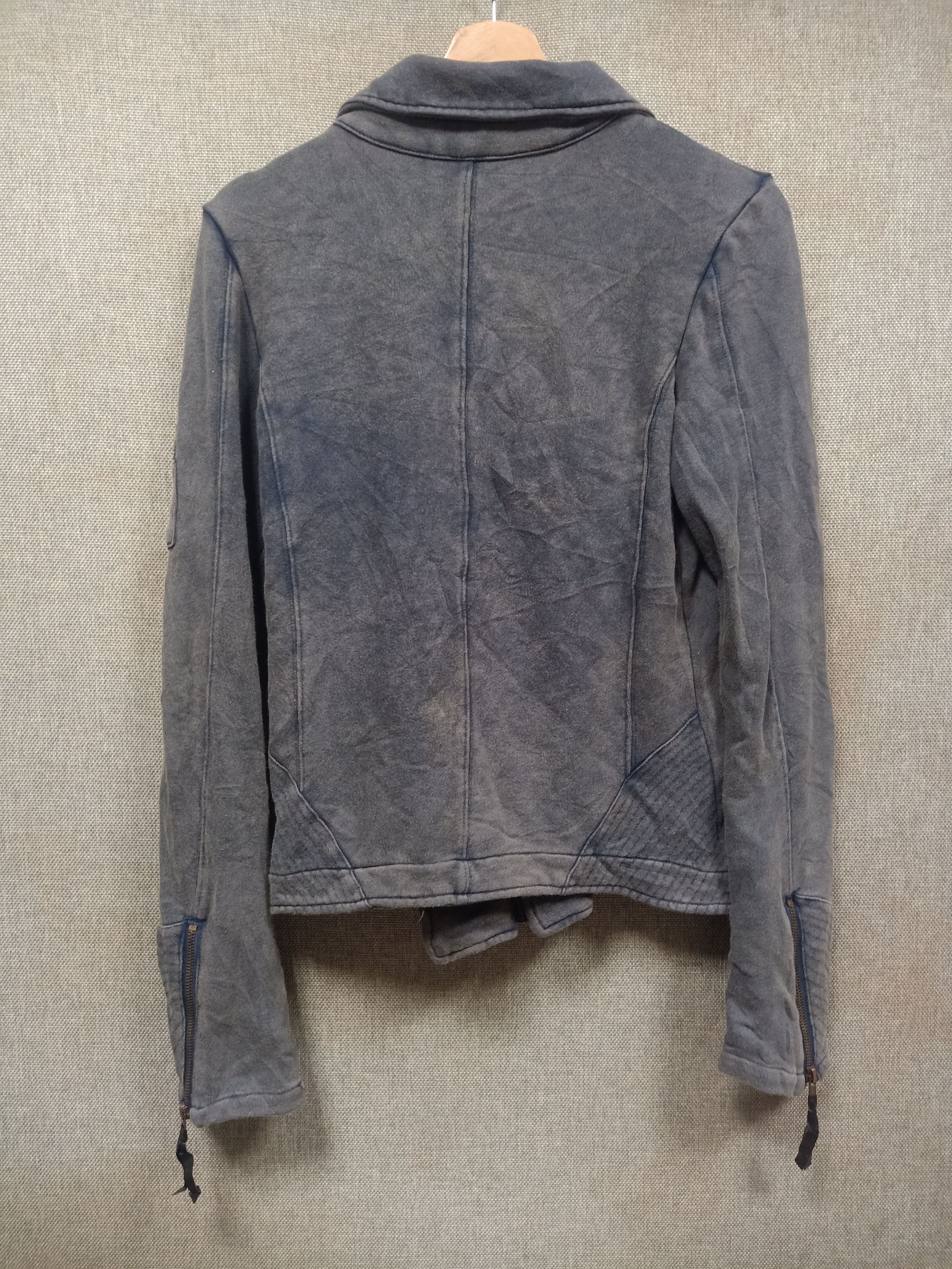 Cook Jeans sweatshirt zip cook jeans distressed sunfaded Size XS / US 0-2 / IT 36-38 - 2 Thumbnail