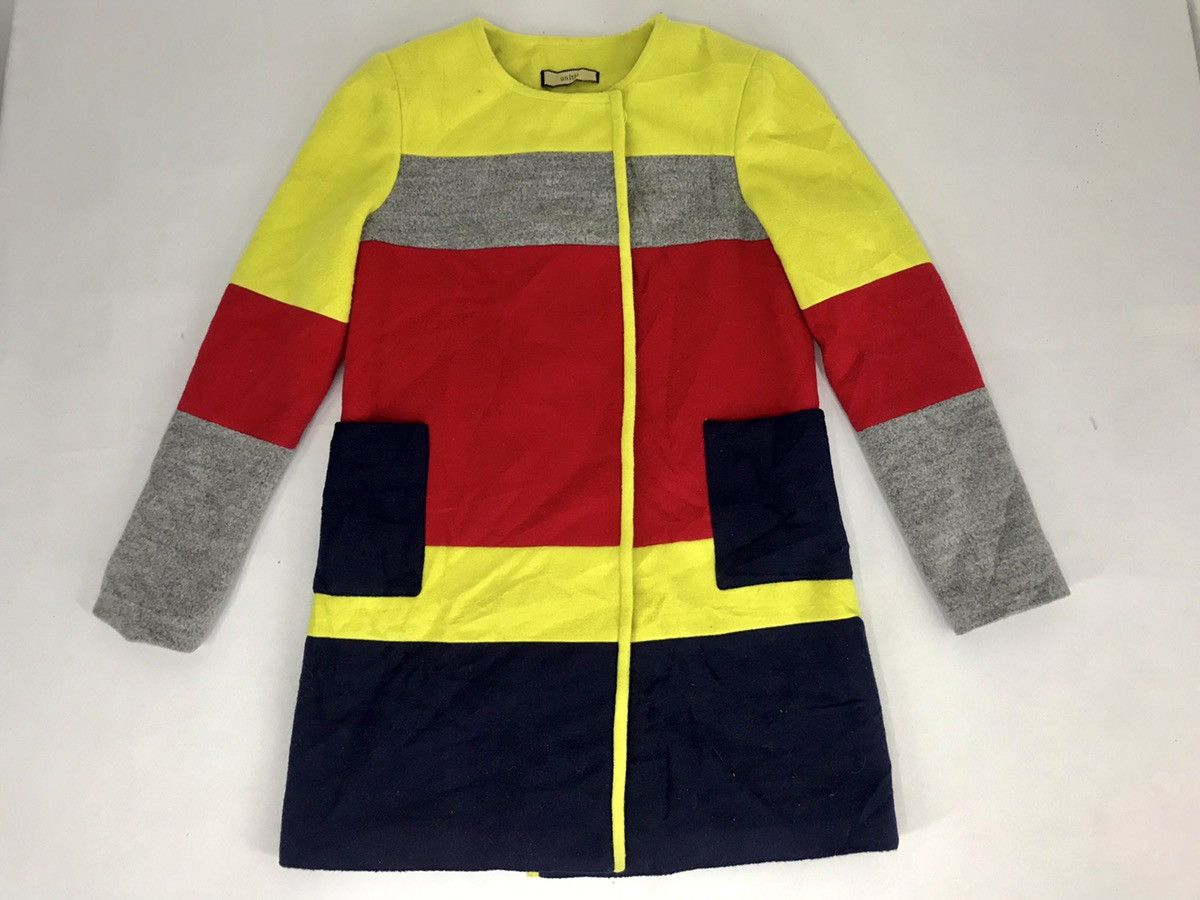 Japanese Brand Vintage Unitie Parka Knitwear Fleece Sweatshirt Long Jacket Size S / US 4 / IT 40 - 1 Thumbnail