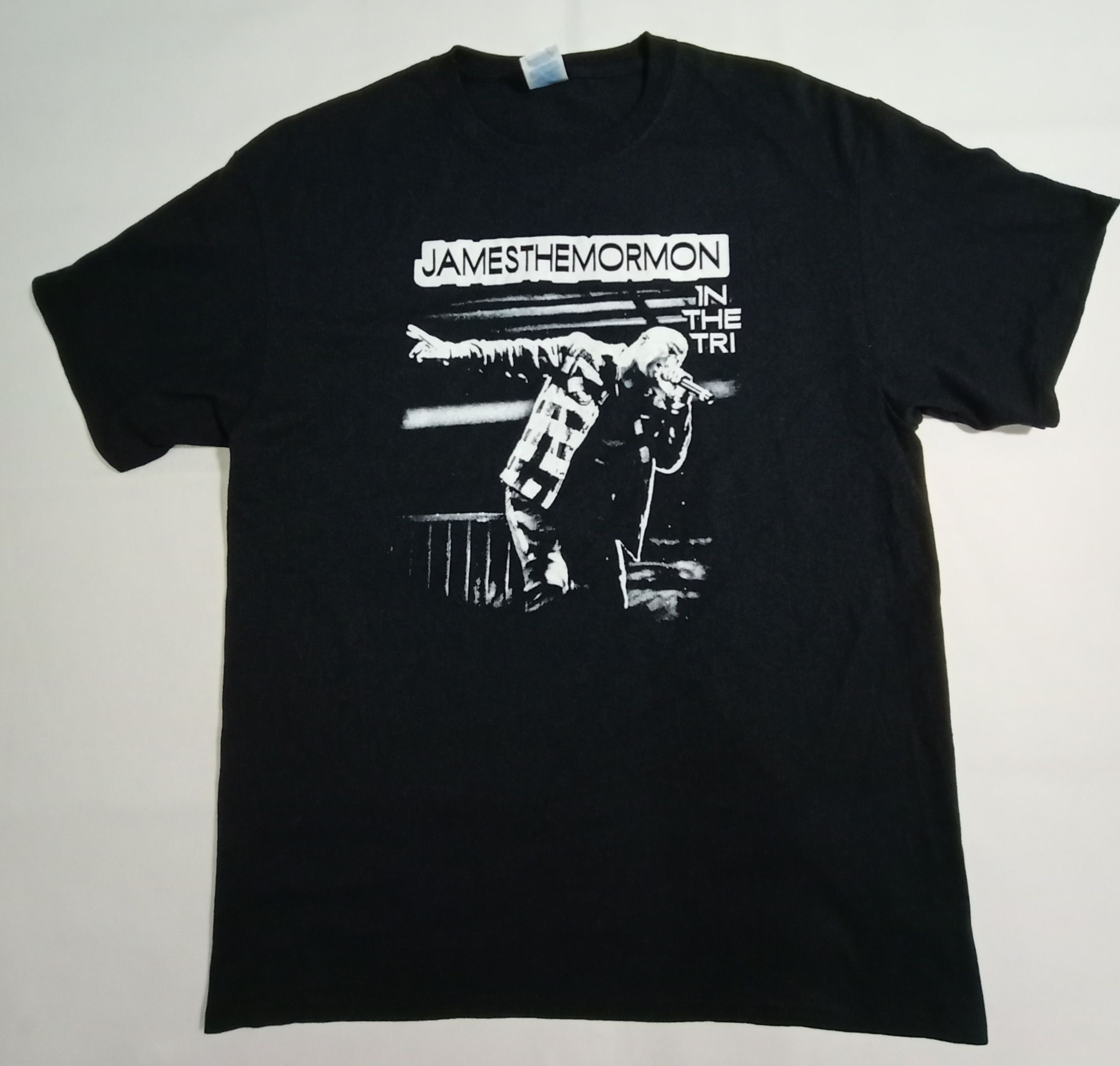 image of Rap Tees James The Mormon Rapper Hip Hop T Shirt With Tag, Men's (Size Large)