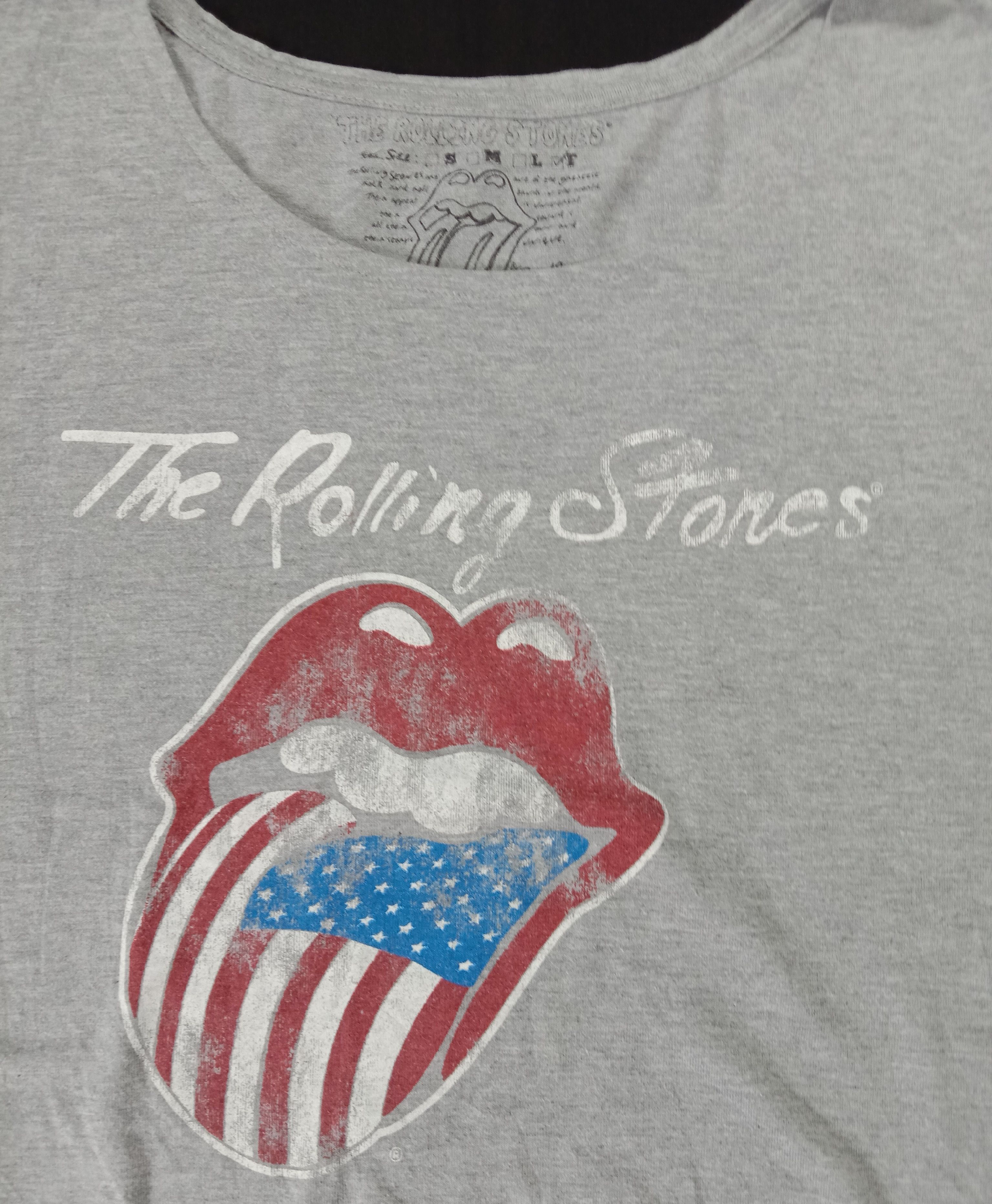 Band Tees The Rolling Stones Merchandise Rock Tee Girl Women Size ONE SIZE - 2 Thumbnail