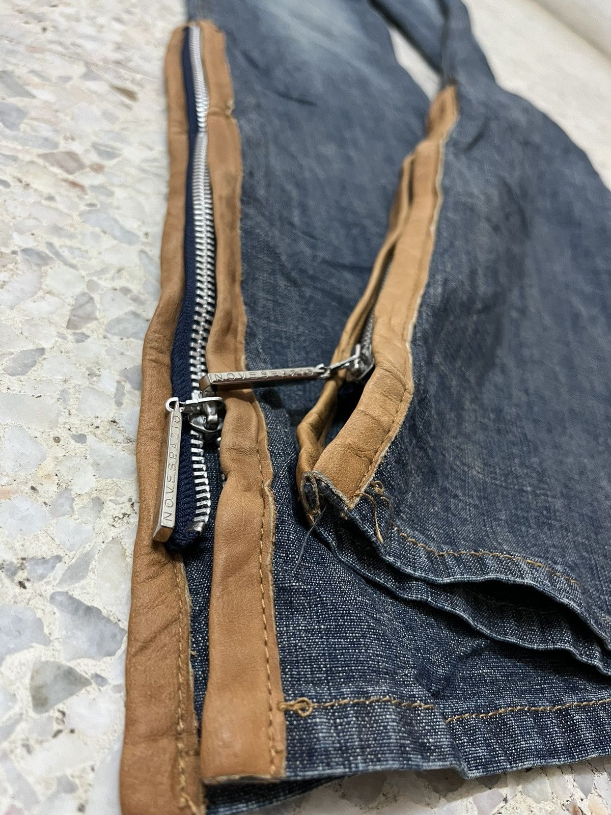Japanese Brand Vintage Novespazio by Noboru Yamafuji Braided designer jeans Size 28" / US 6 / IT 42 - 2 Thumbnail
