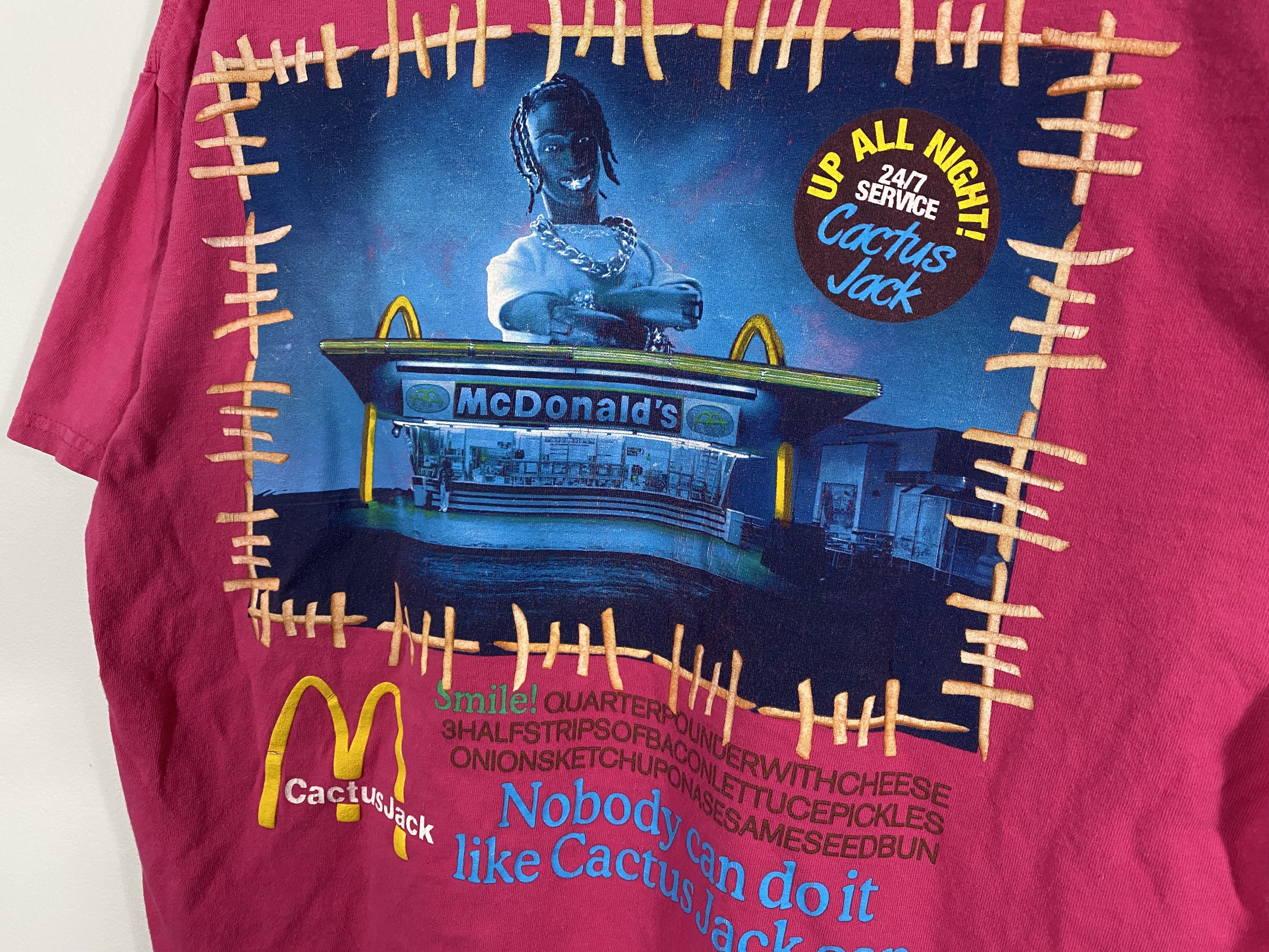 Travis Scott Travis Scott Cactus Jack x McDonald's Action Figure Tee II Size US L / EU 52-54 / 3 - 5 Thumbnail